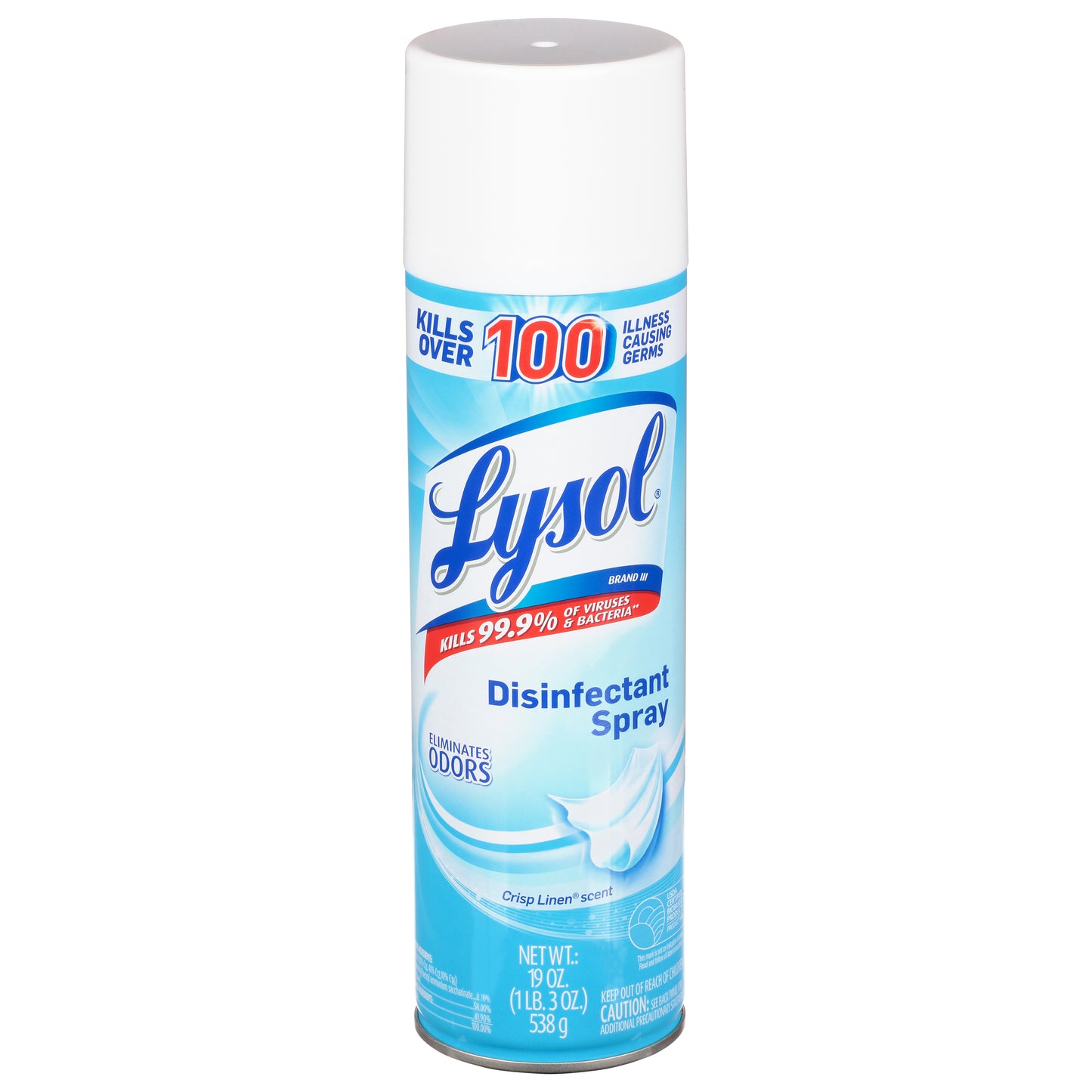 Lysol Crisp Linen Scent Disinfectant Spray 19 oz