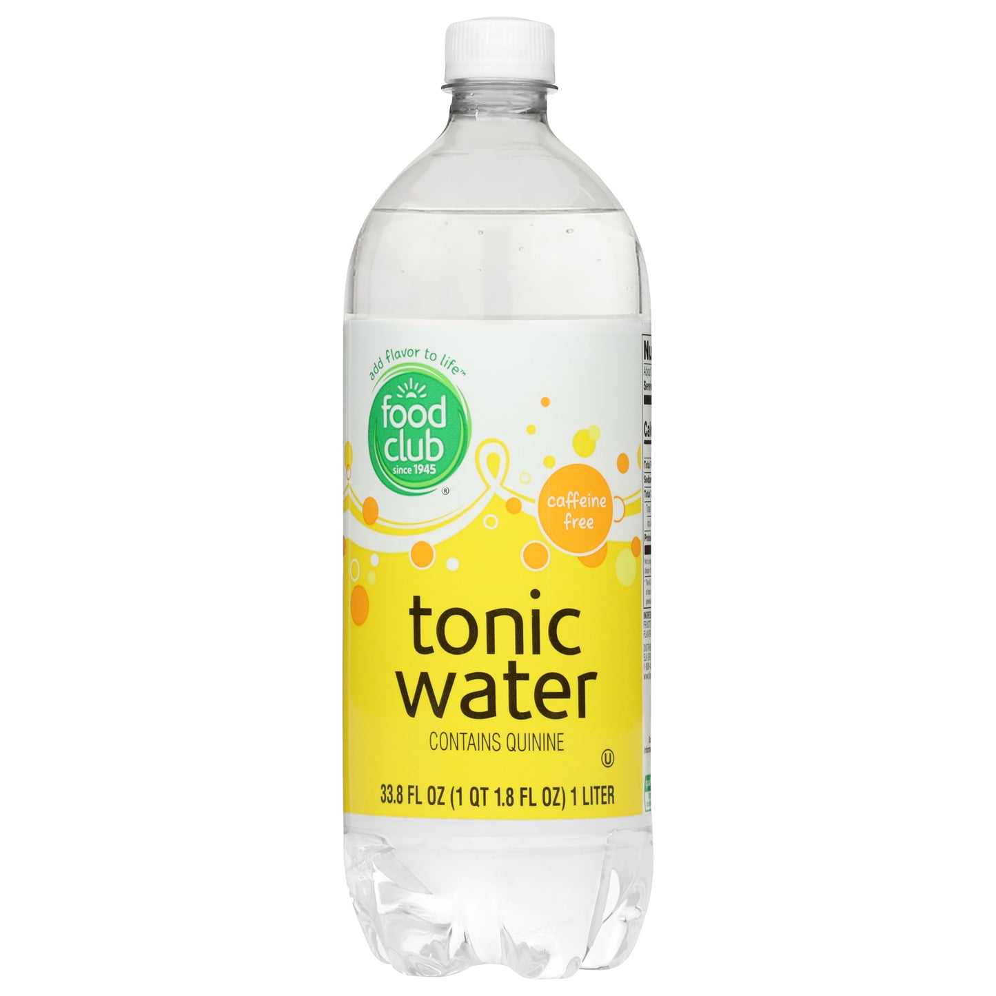 Food Club Caffeine Free Tonic Water 33.8 fl oz