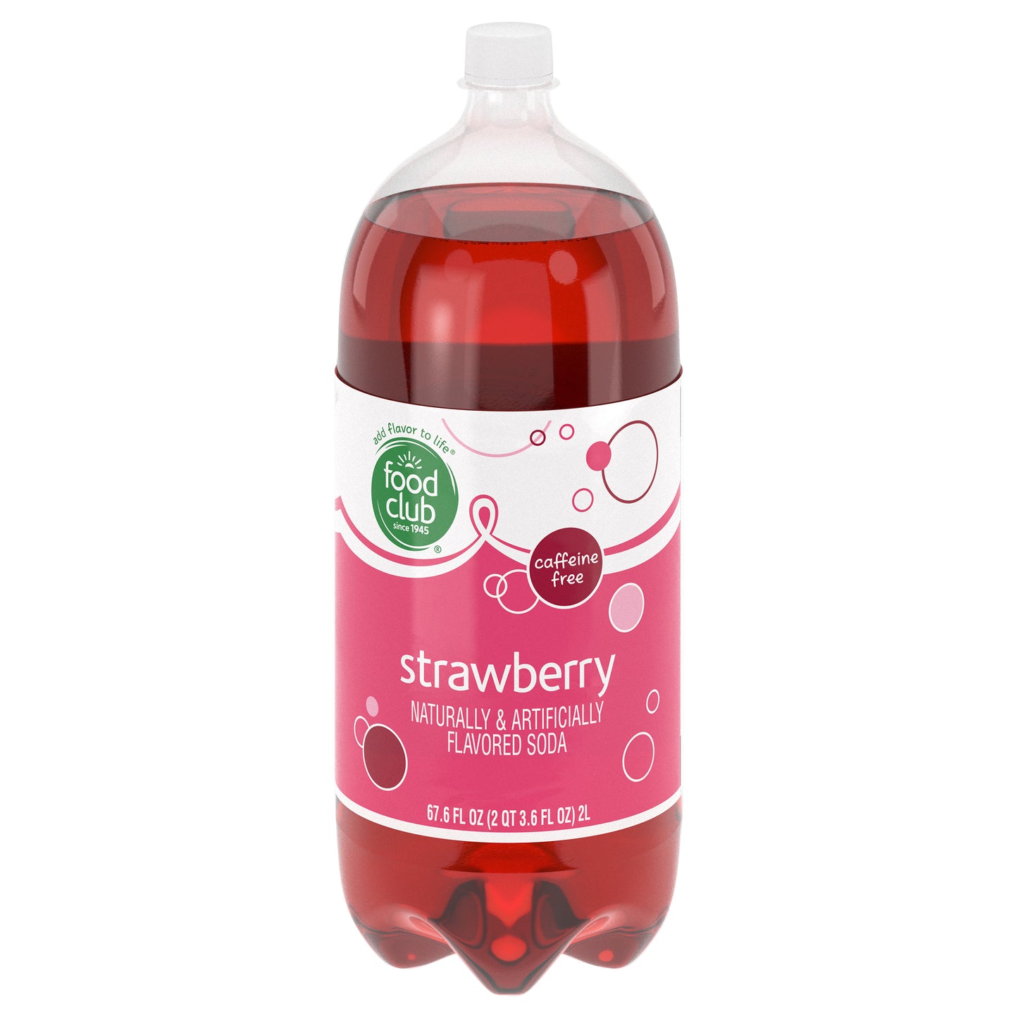 Food Club Strawberry Soda 67.6 fl oz