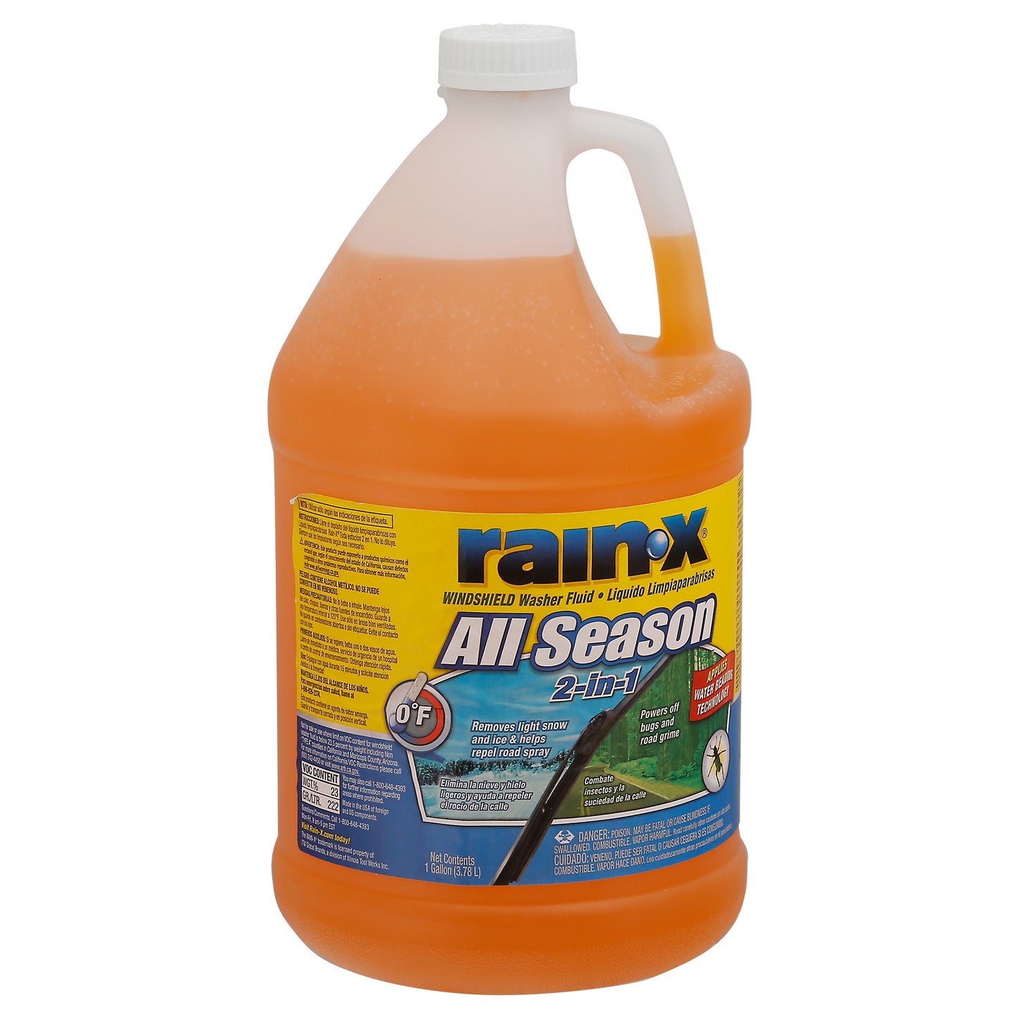Rain-X All Season 2-in-1 Windshield Washer Fluid 1 gl