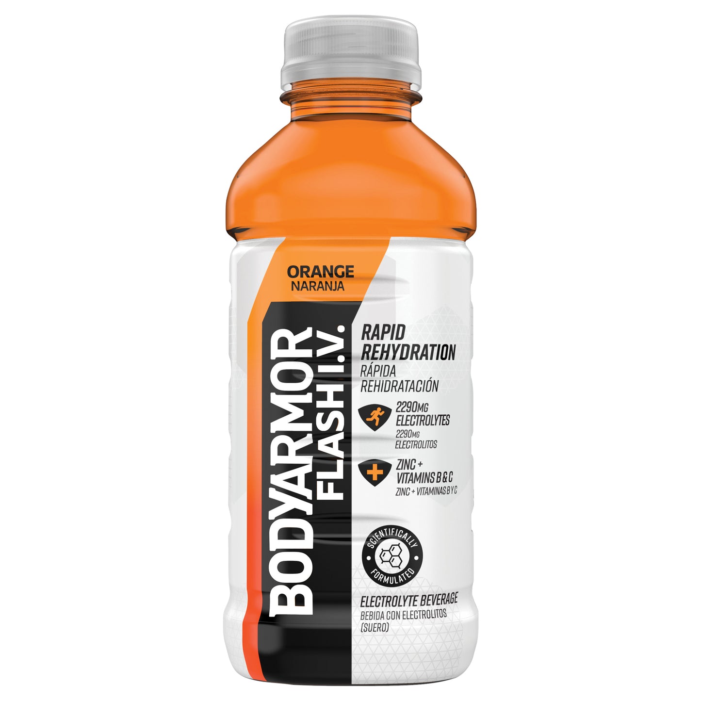 BODYARMOR Flash I.V. Rapid Rehydration Electrolyte Beverage, Orange 20oz