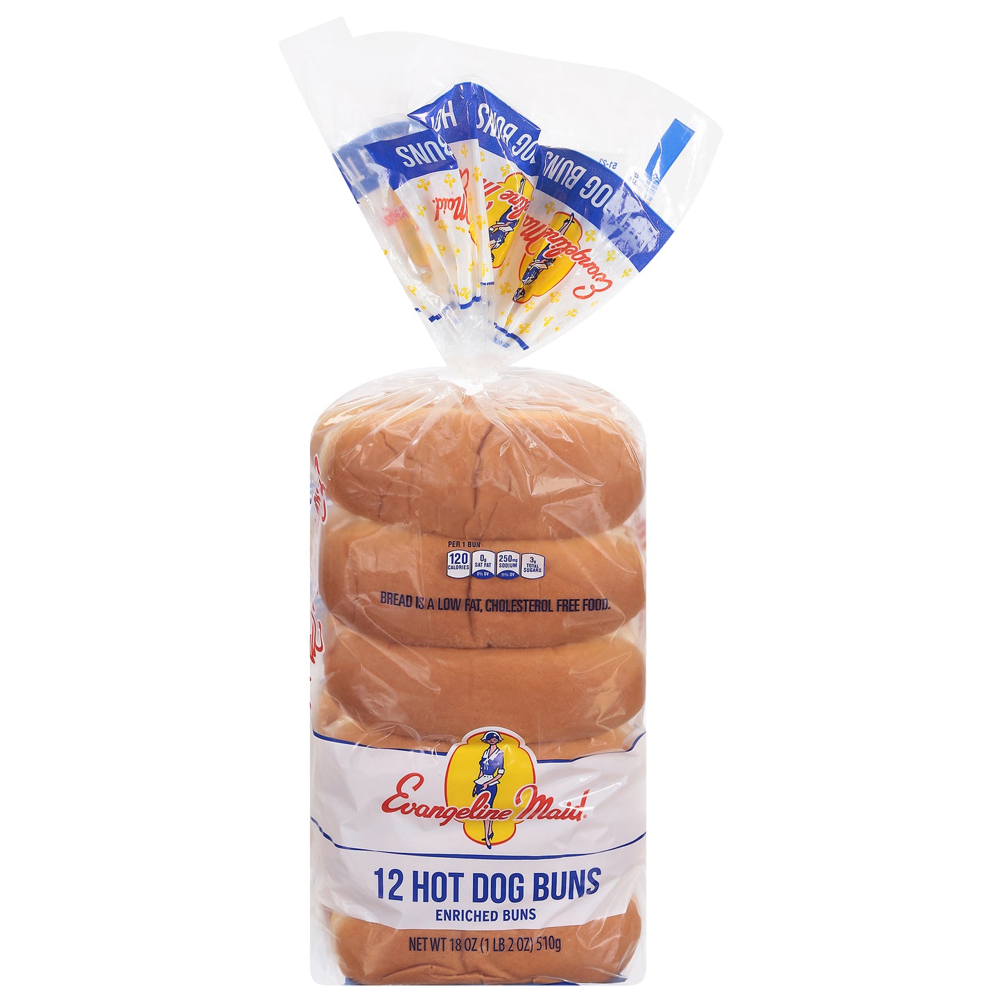 Evangeline Maid Hot Dog Buns 12 ea
