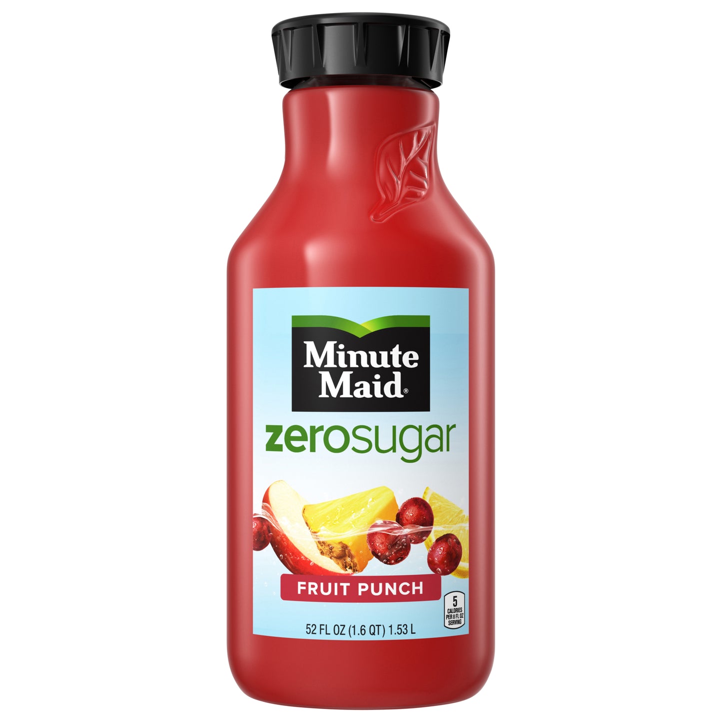 Minute Maid Zero Sugar Fruit Punch Bottle, 52 fl oz