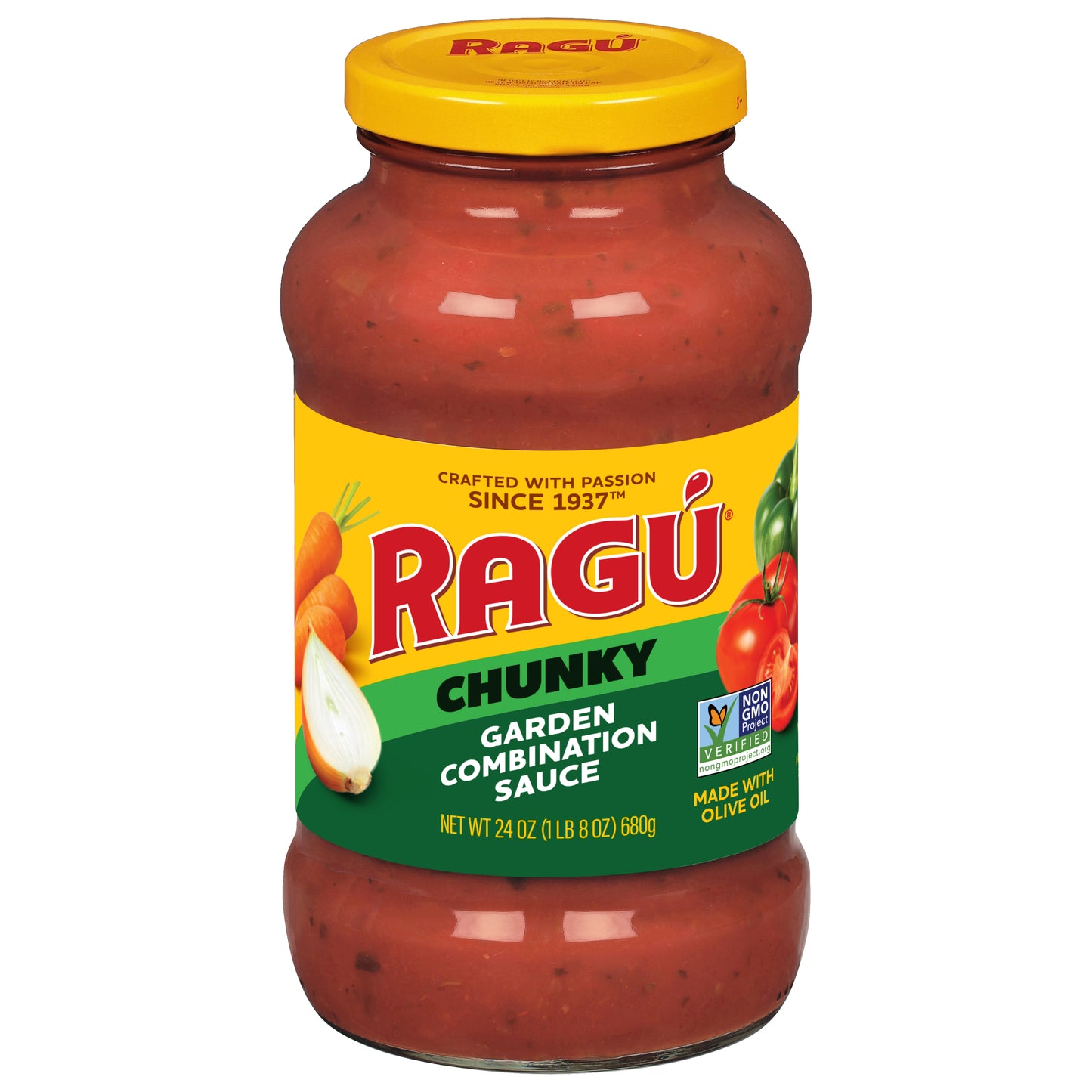 Ragu Chunky Garden Combination Sauce 24 oz