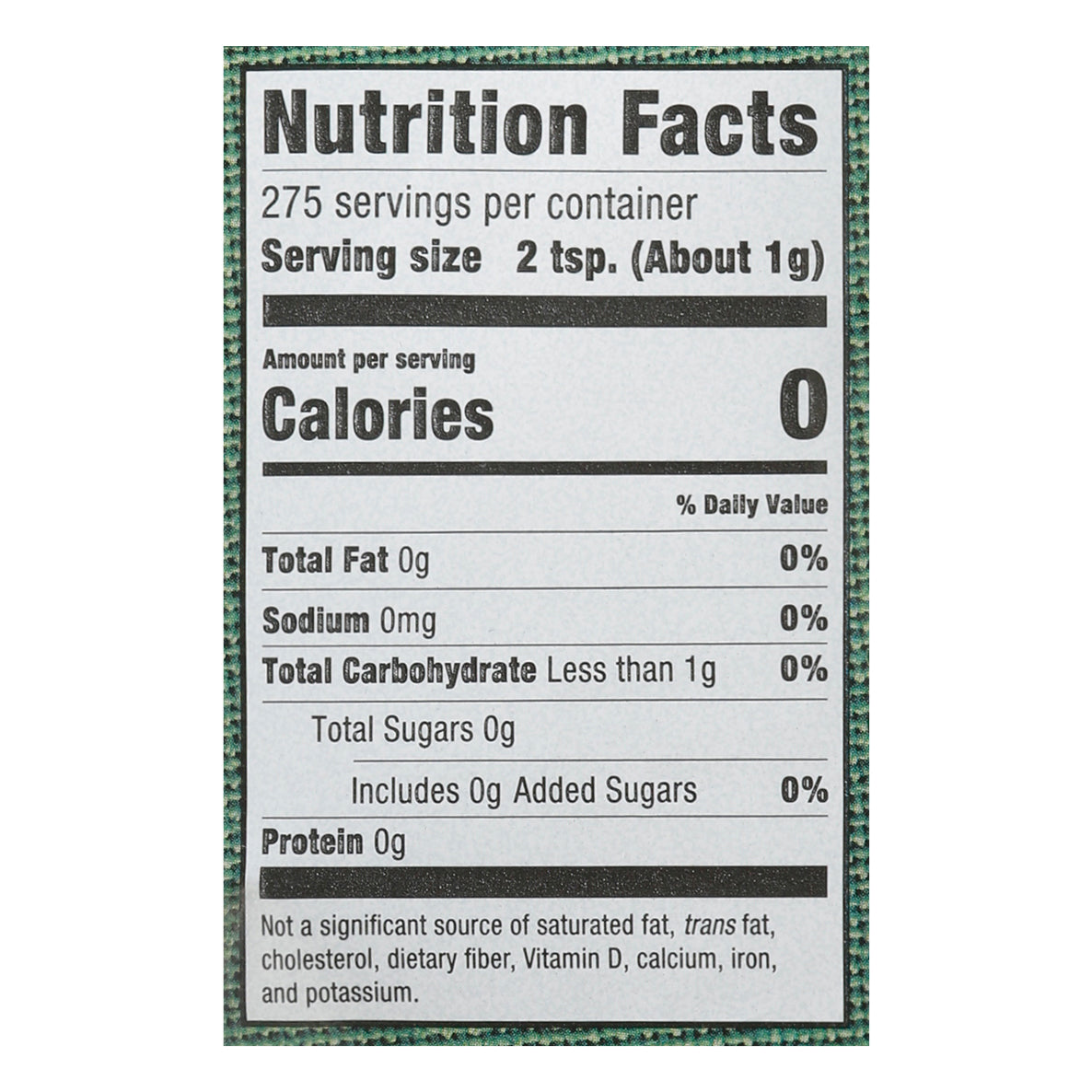 Stevia in the Raw Zero Calorie Sweetener 9.7 oz