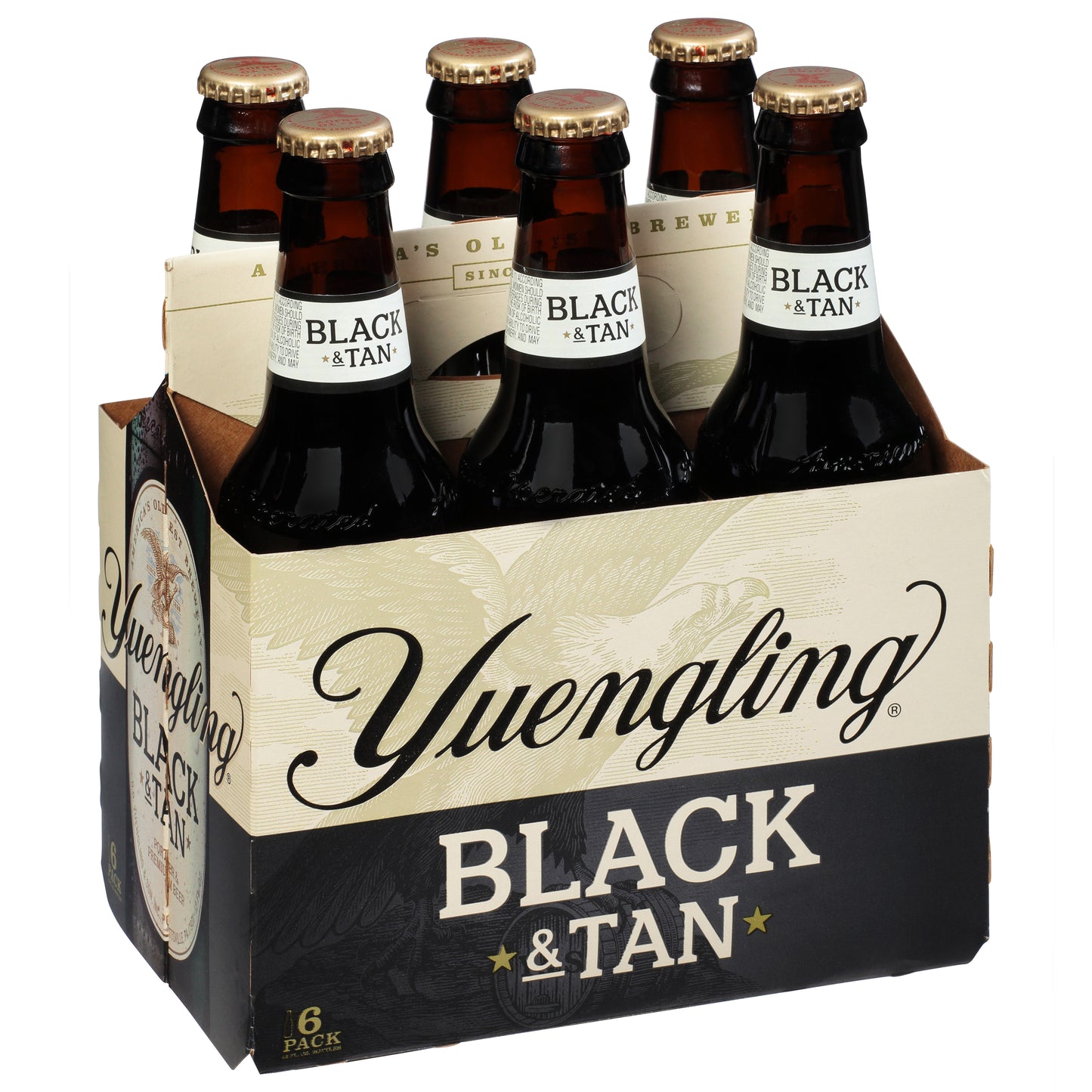 Yuengling Black & Tan Beer 6 - 12 fl oz Bottles