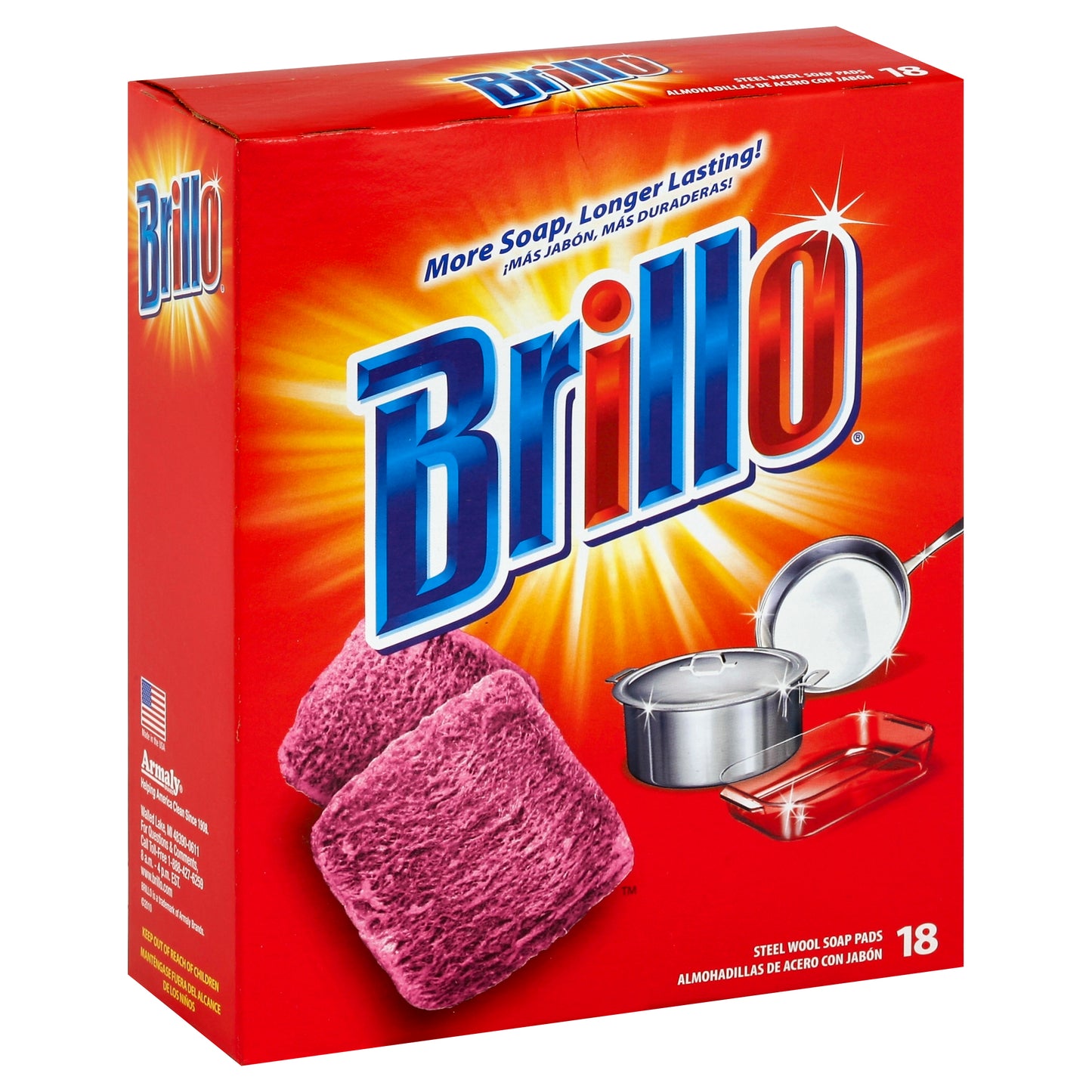 Brillo Soap Pads 18 ea