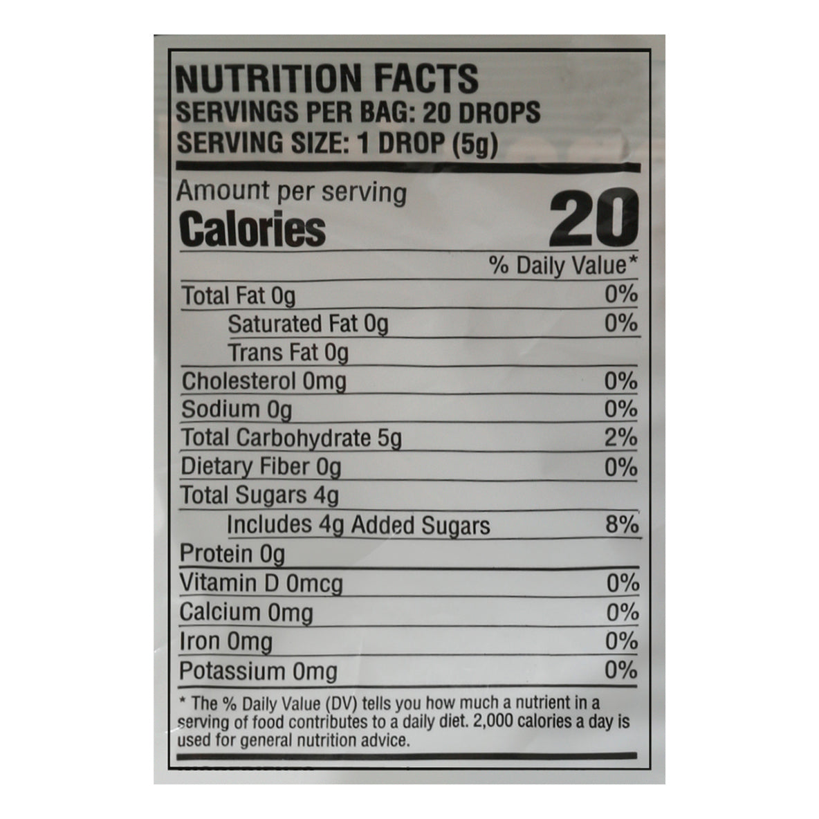 Honees Honey Menthol Eucalyptus Cough Drops 20 ea Bag