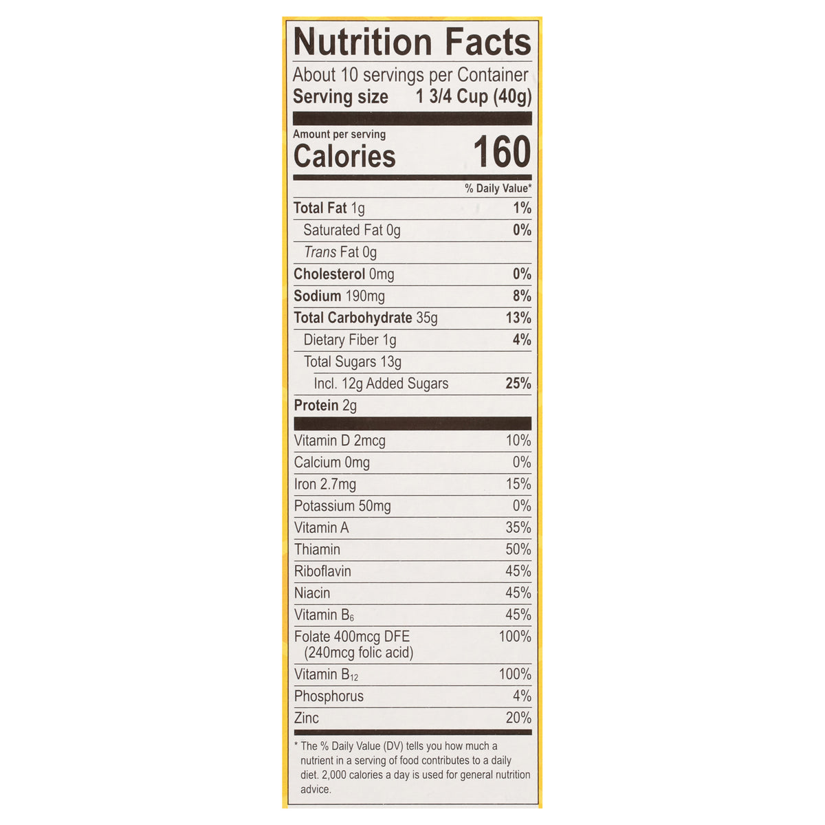 Honey-Comb Cereal Large Size 13.5 oz