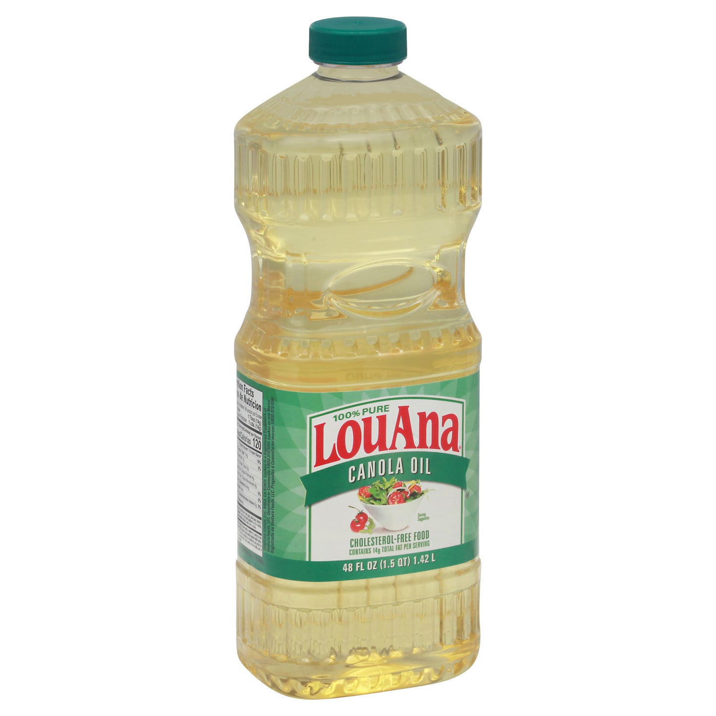 LouAna 100% Pure Canola Oil 48 fl oz