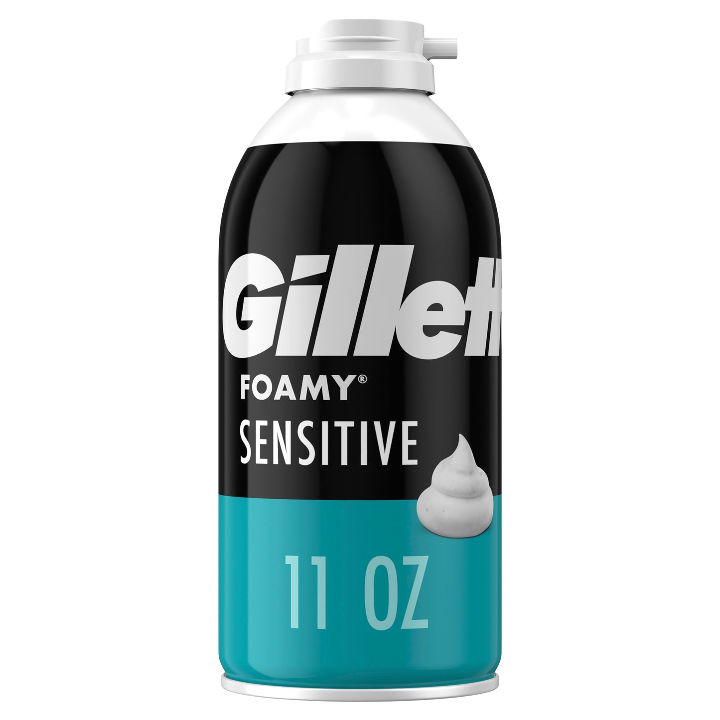 Gillette Foamy Sensitive Shave Foam For Men, Sensitive Skin, 11oz
