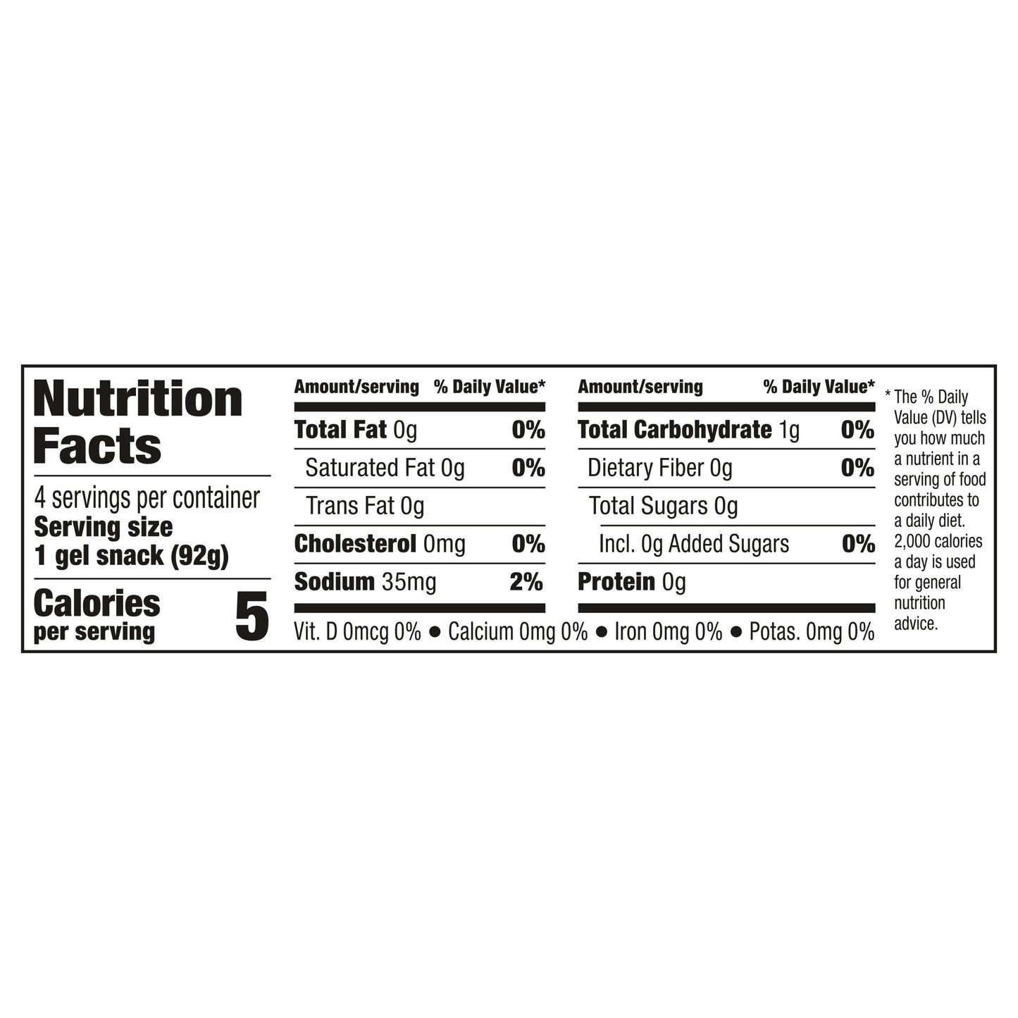 Snack Pack Zero Sugar Lemon Lime Flavored Low Calorie Juicy Gels Cups, 3.25 oz., 4-Count