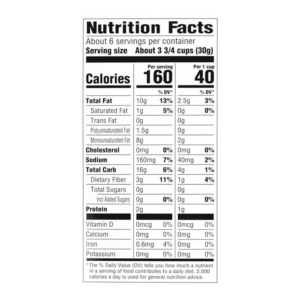 Crav'n Flavor Sea Salt Popcorn 6 oz