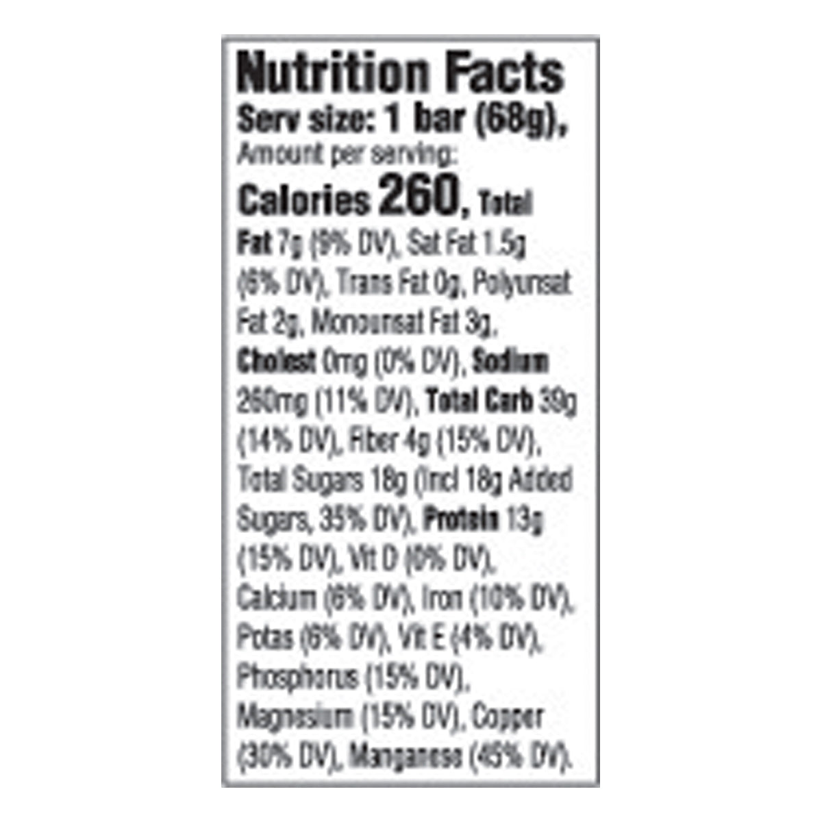 Full Circle Market Crunchy Peanut Butter Energy Bar 2.4 oz