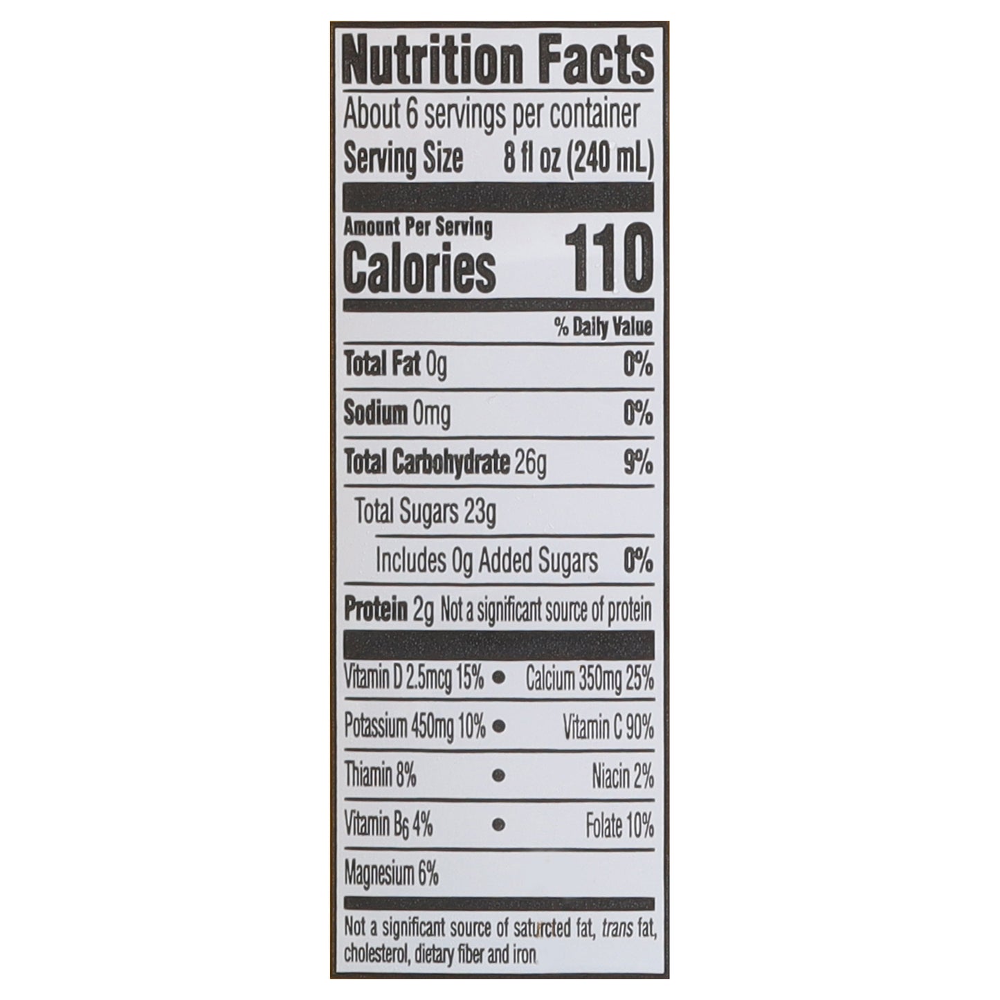 Simply Calcium Vitamin D Pulp Free Orange Juice Drink 46 fl oz