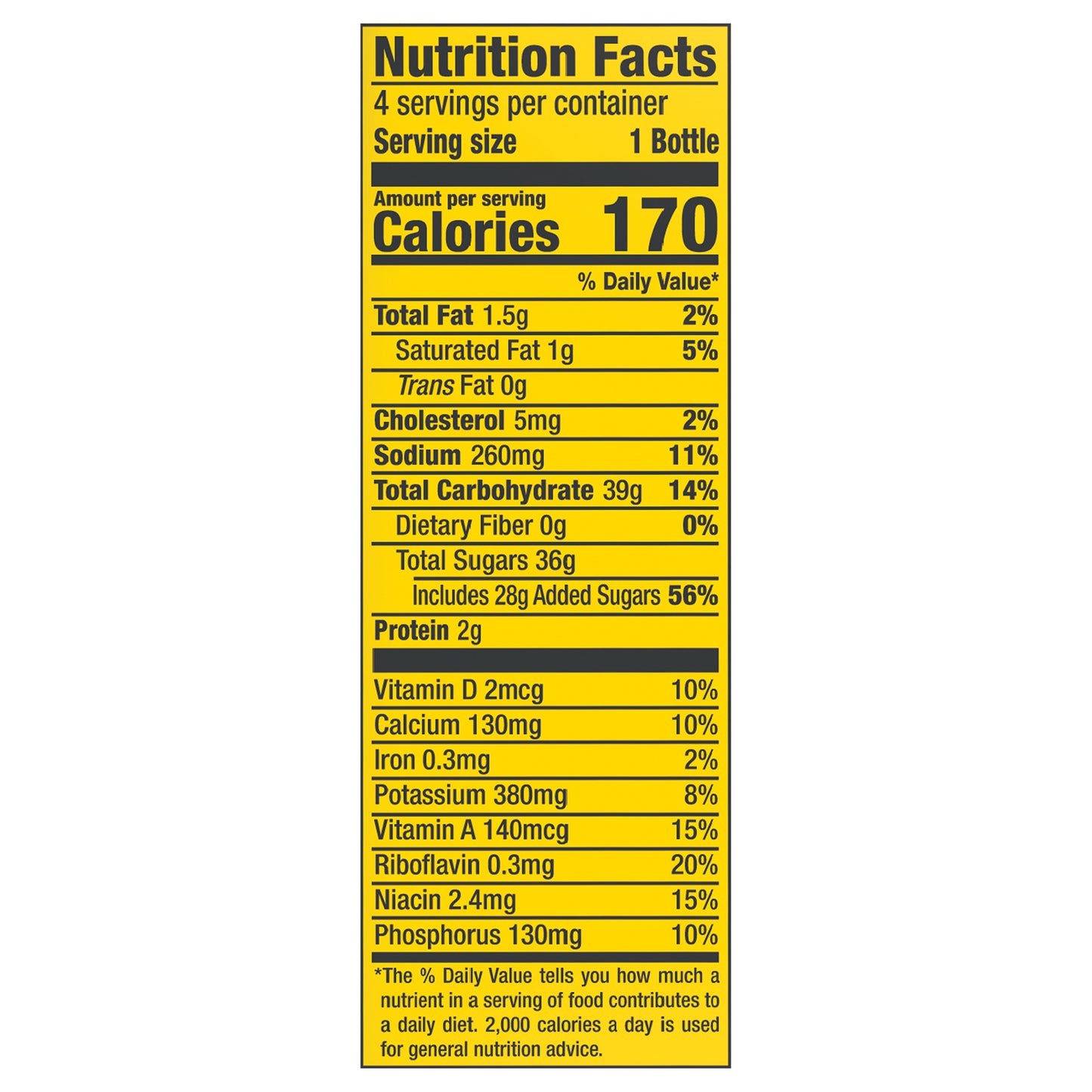 Yoo-hoo Chocolate Drink 4 - 12 fl oz Bottles