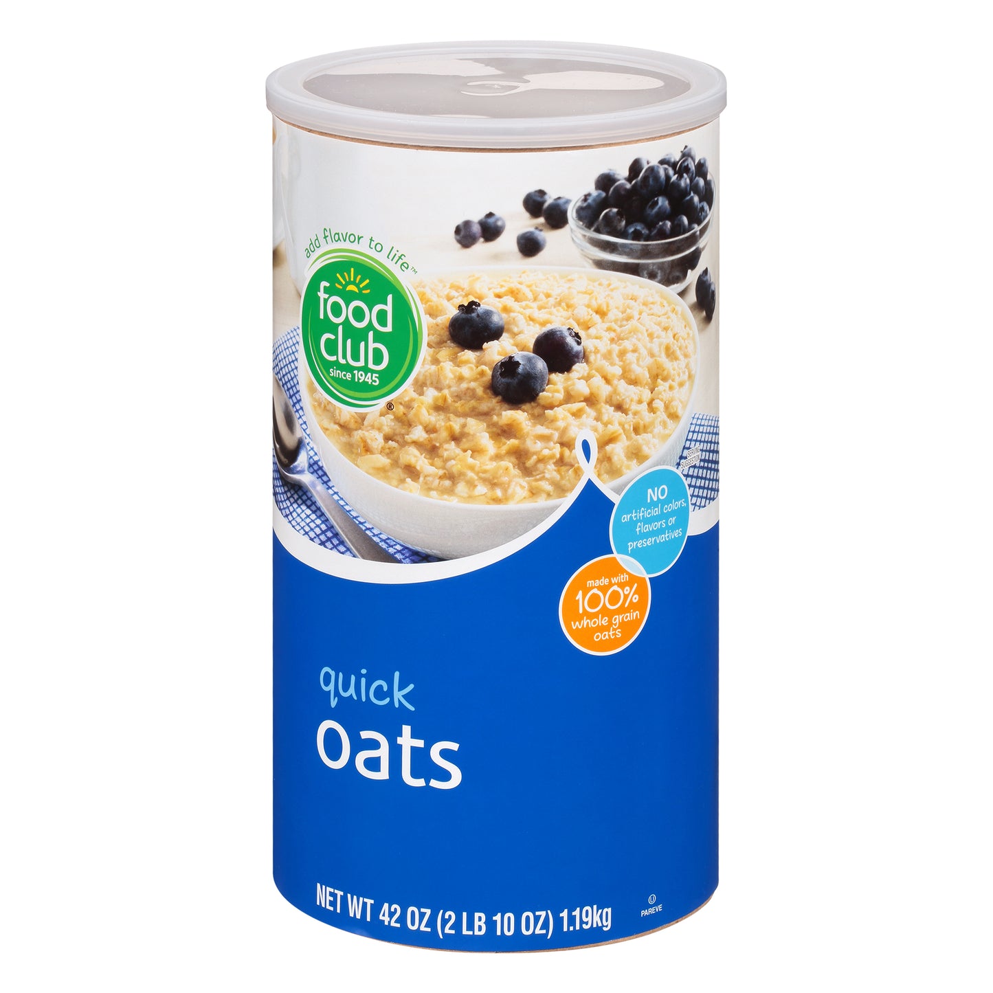 Food Club Quick Oats 42 oz