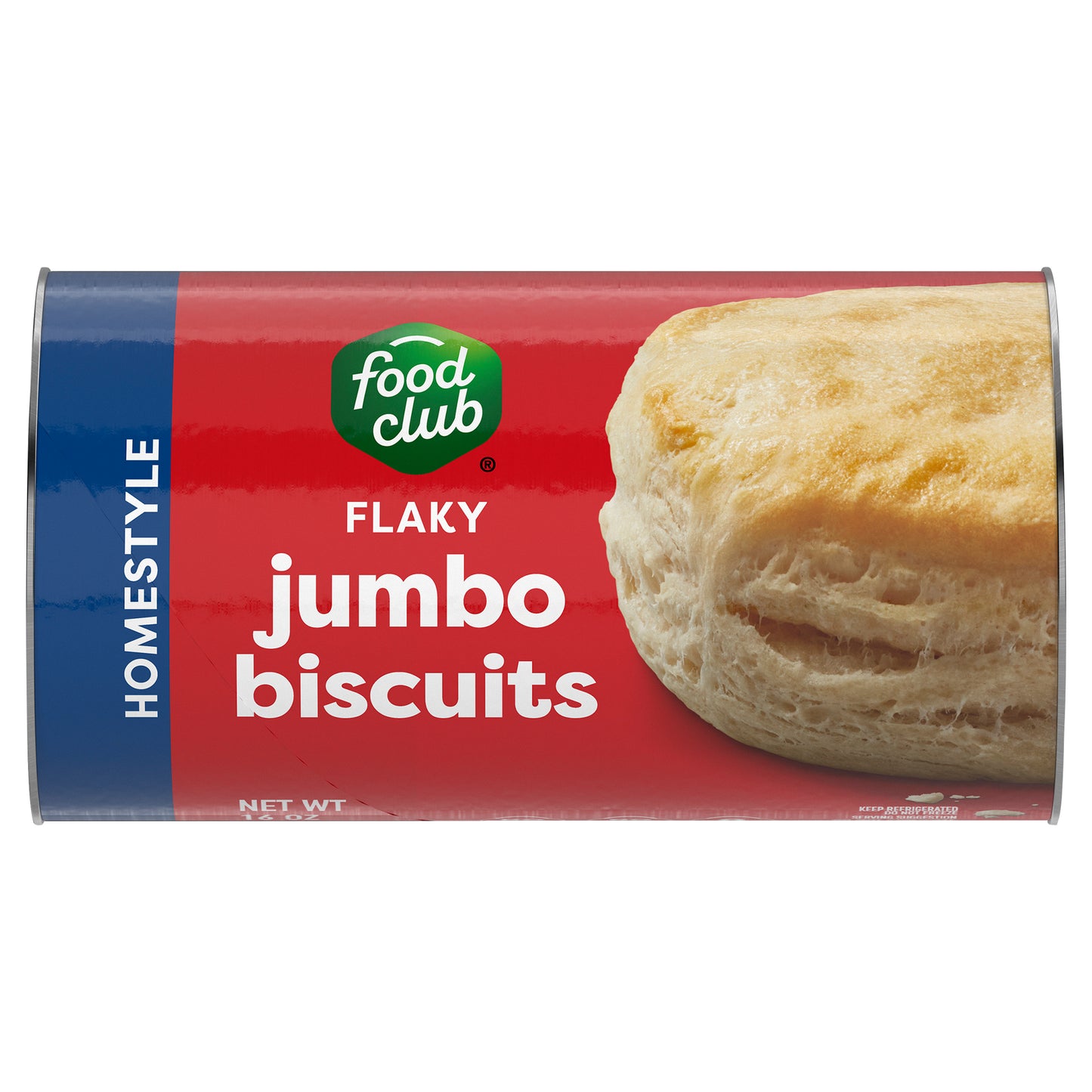Food Club Flaky Homestyle Biscuits Jumbo 16 oz