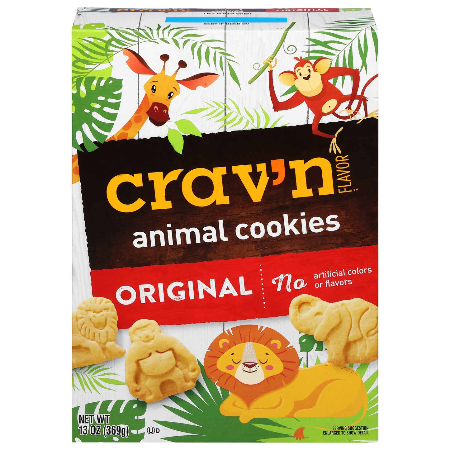 Crav'n Flavor Original Animal Cookies 13 oz