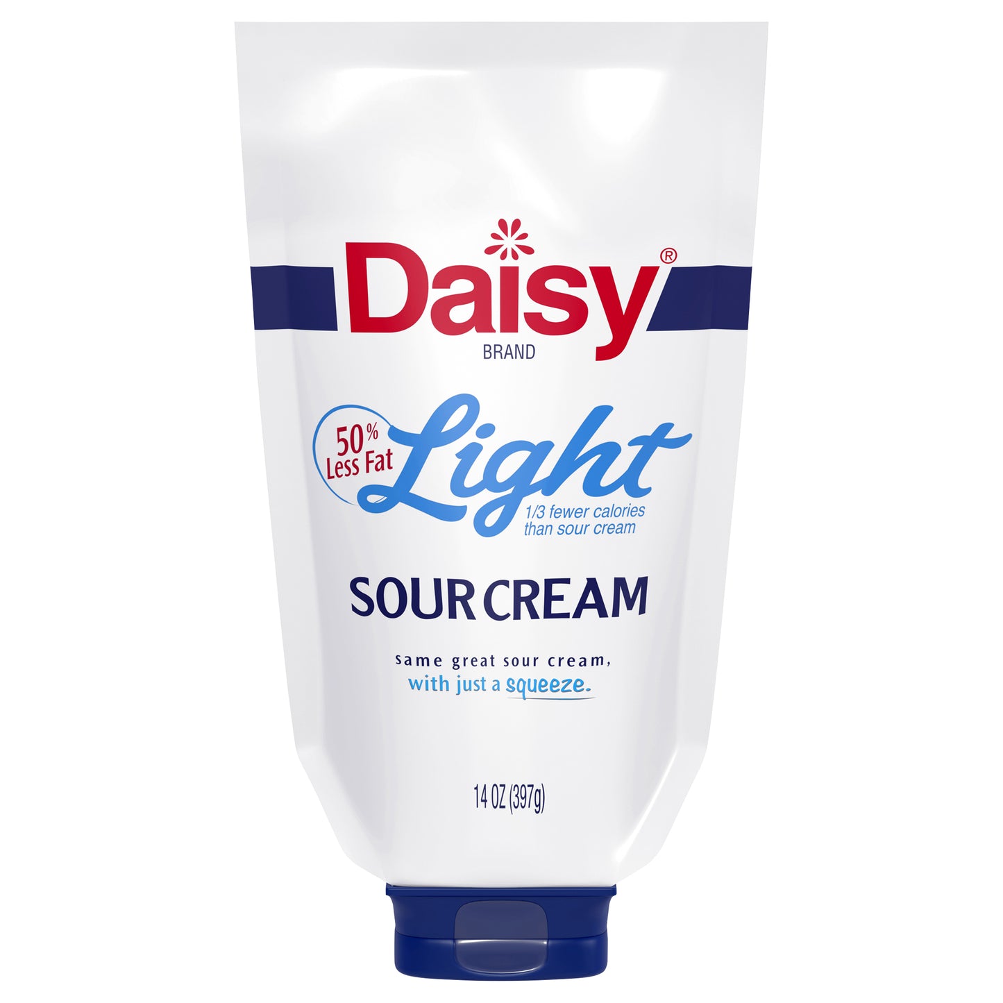 Daisy Pure and Natural Light Squeeze Sour Cream 14 oz