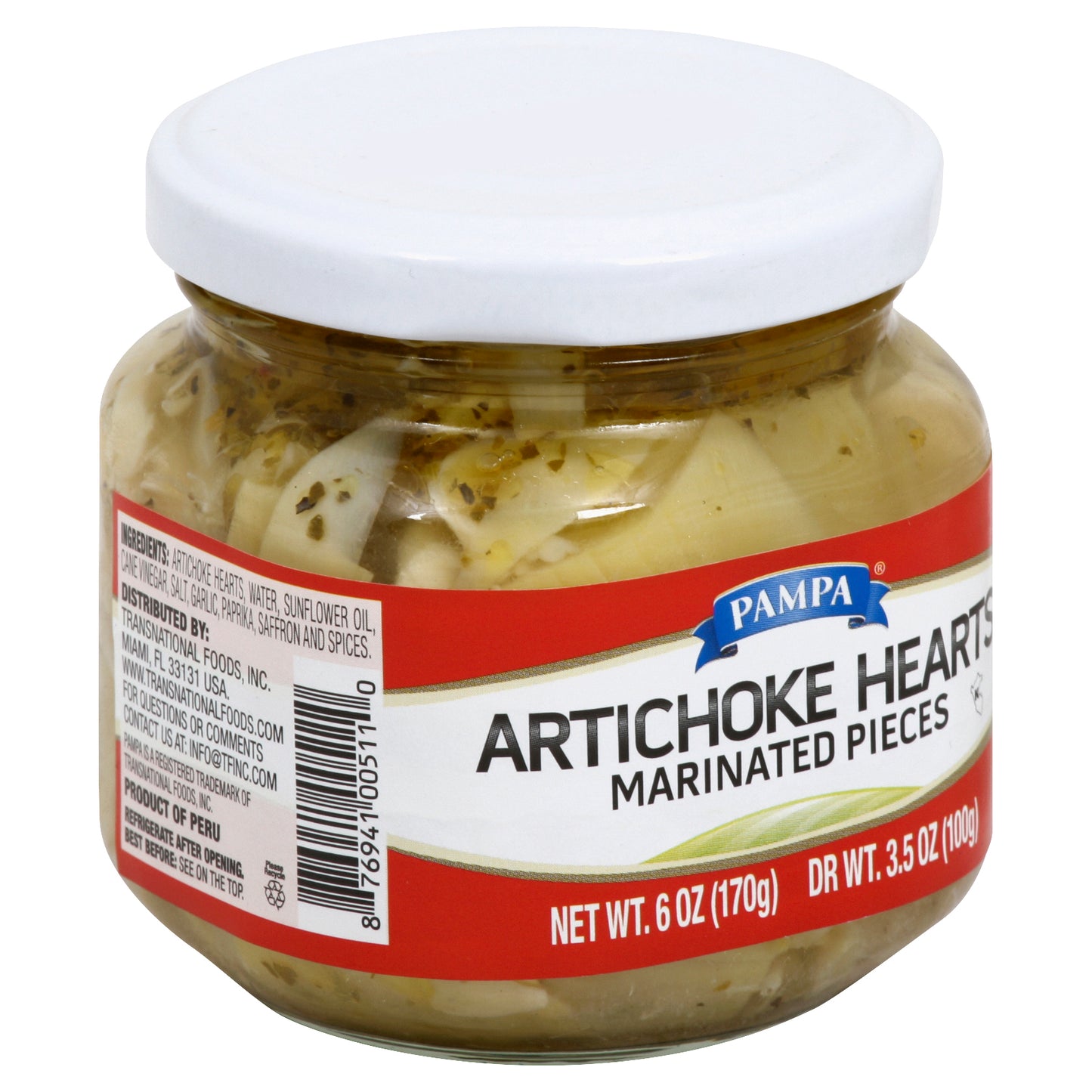 Pampa Artichoke Hearts 6 oz