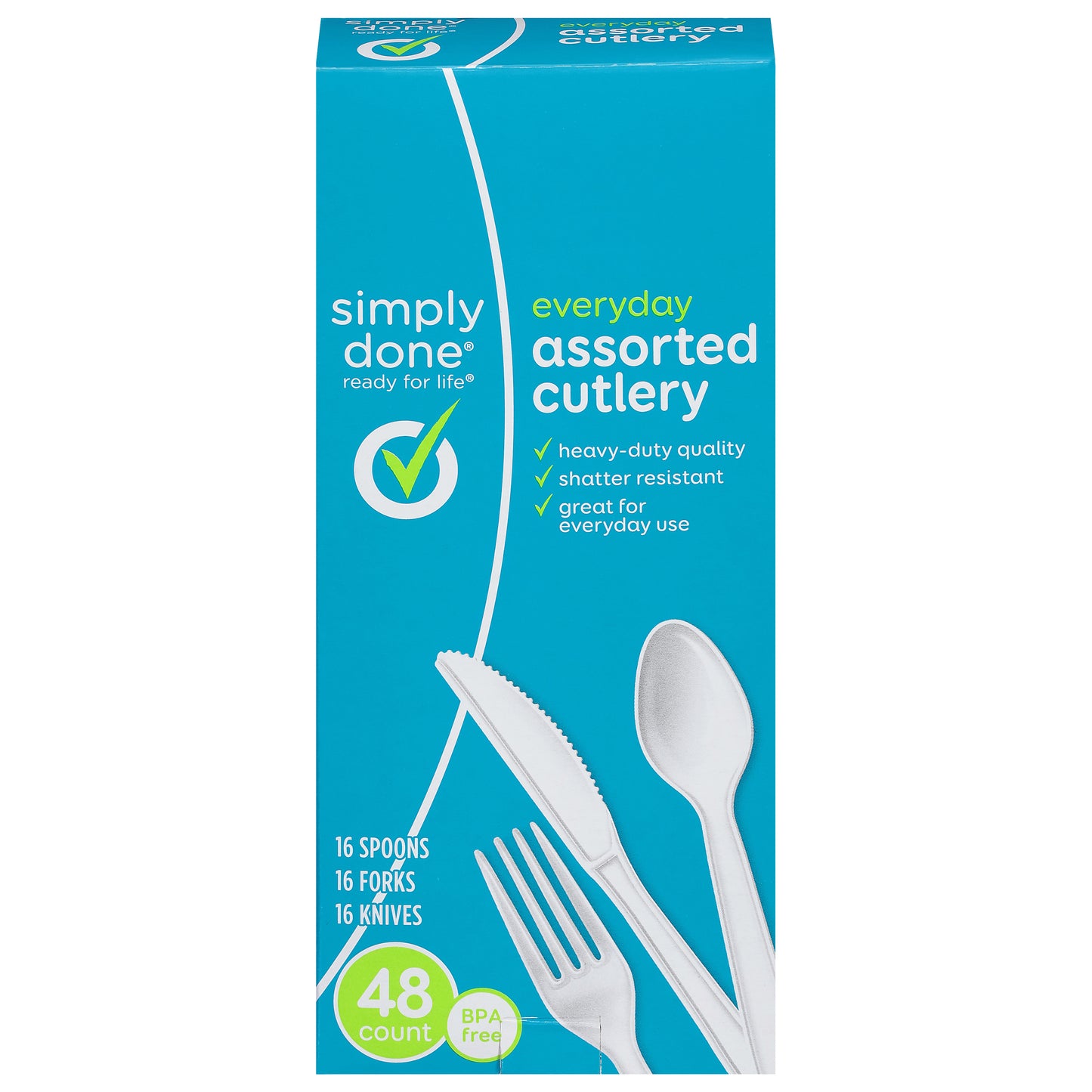 Simply Done Everyday Assorted Cutlery 48 ea