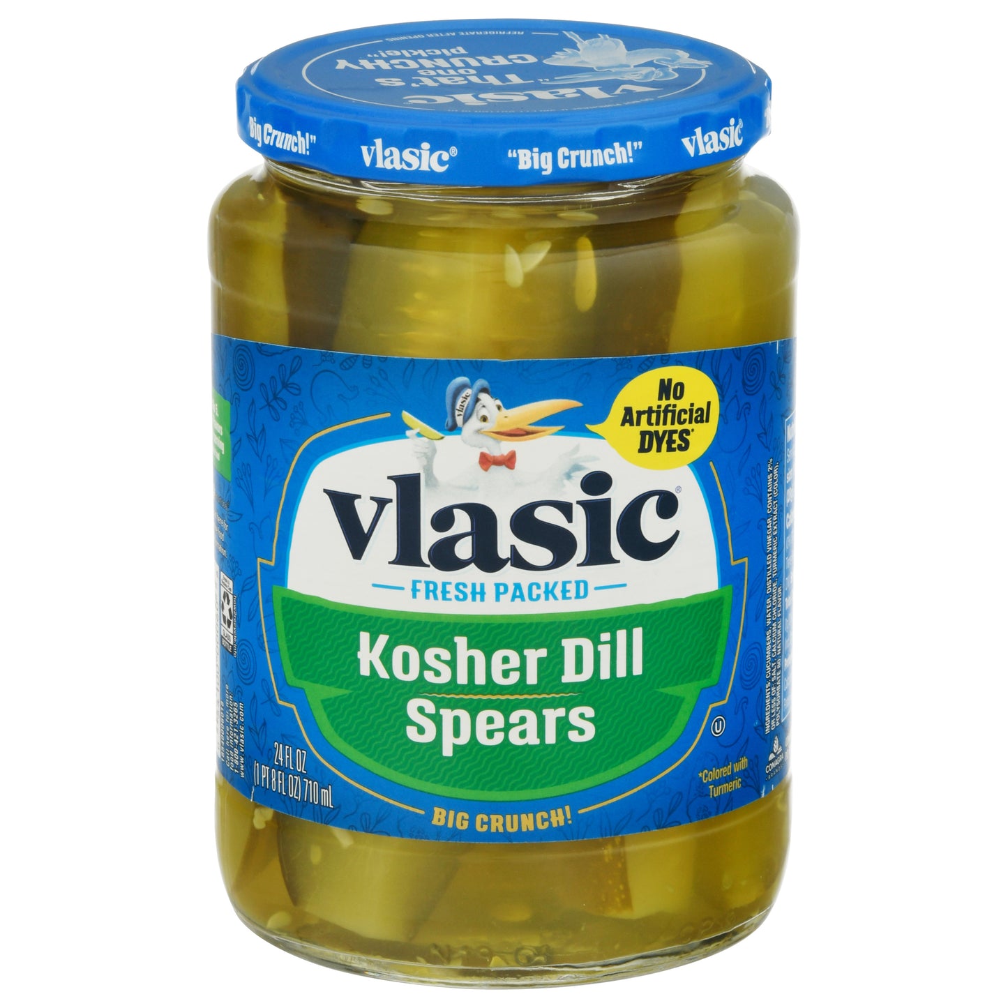 Vlasic Kosher Dill Spears Pickles 24 fl oz