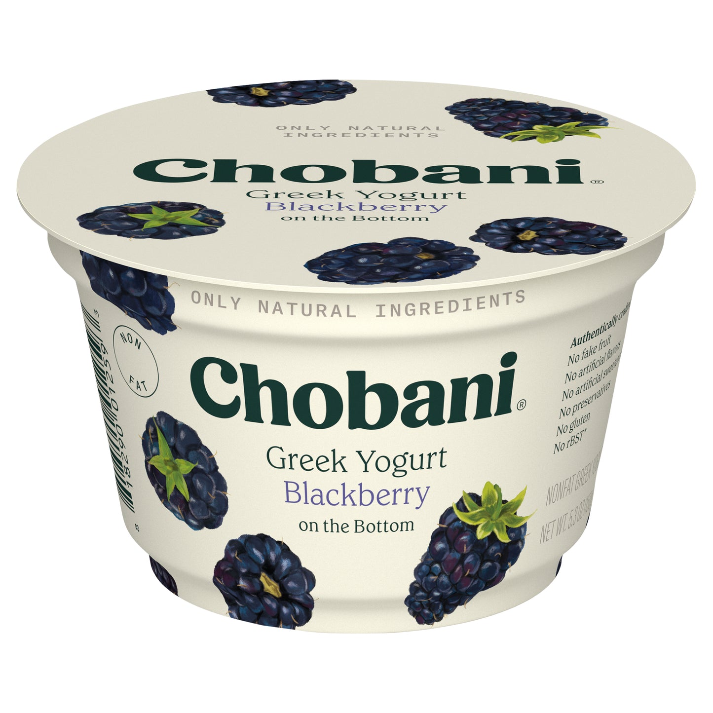 Chobani® Non-Fat Greek Yogurt Blackberry on the Bottom 5.3oz