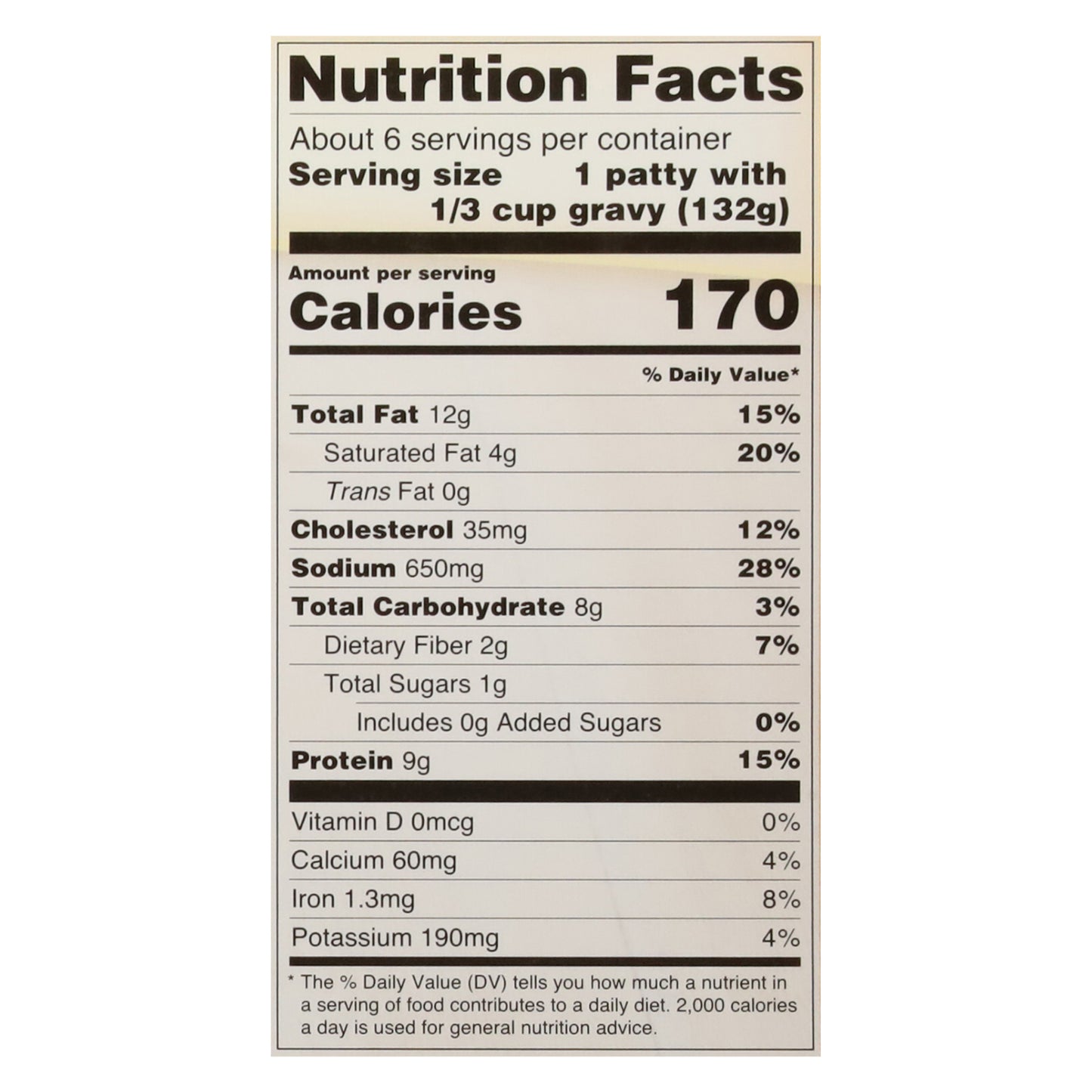 On-Cor Gravy & 6 Salisbury Steaks Gravy & Salisbury Steaks 6 ea