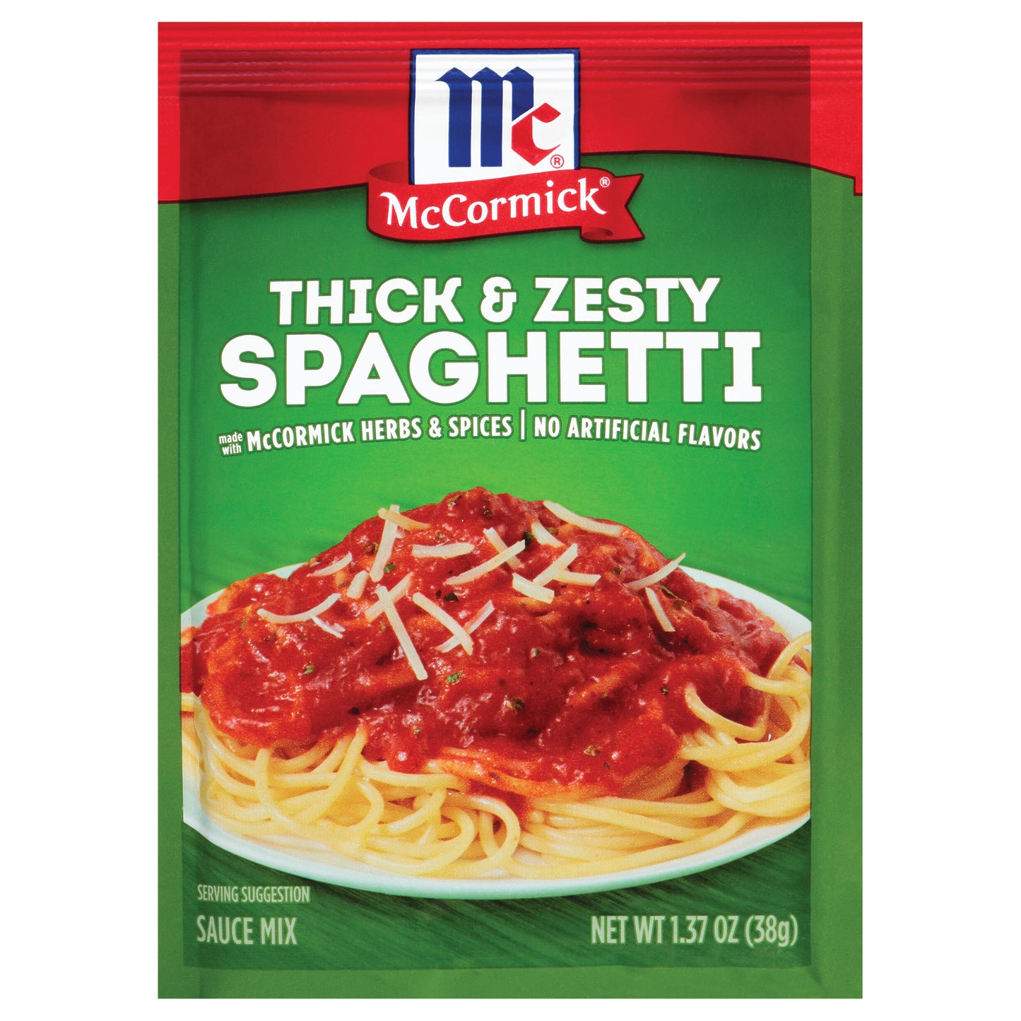 McCormick Spaghetti Sauce Mix - Thick & Zesty, 1.37 oz