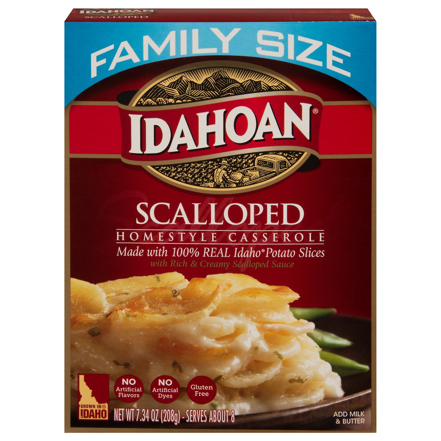 Idahoan Homestyle Casserole Scalloped Family Size 7.34 oz