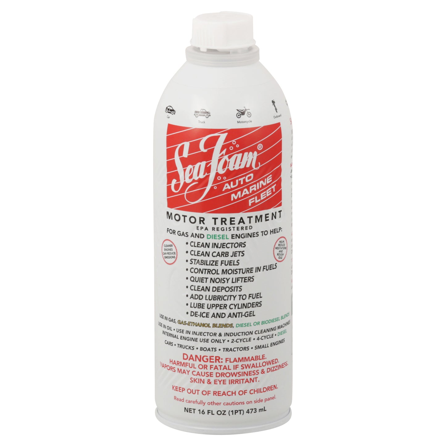 Sea Foam Auto Marine Fleet Motor Treatment 16 fl oz