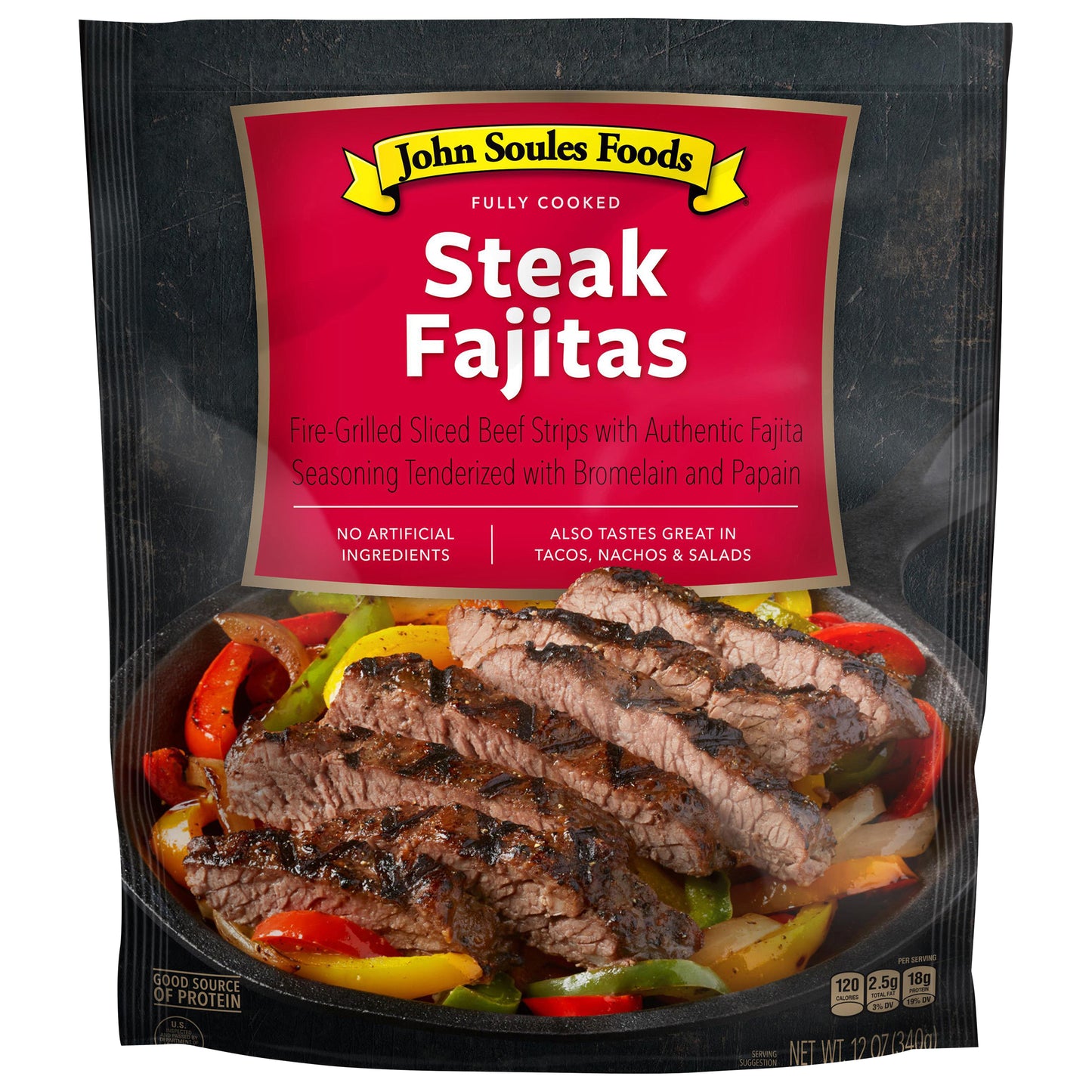 John Soules Foods Steak Fajitas 12 oz