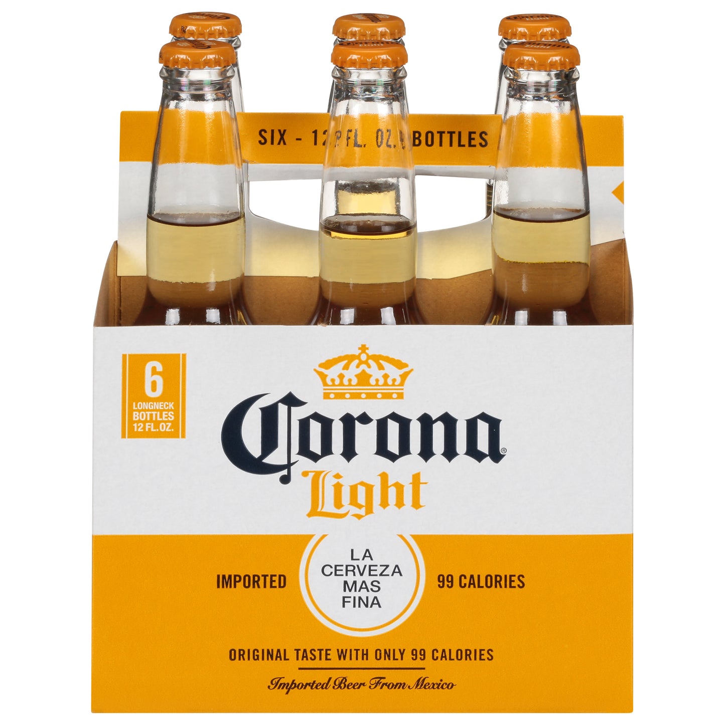 Corona Light Mexican Lager Beer, 6 pk 12 fl oz Bottles, 4.0% ABV