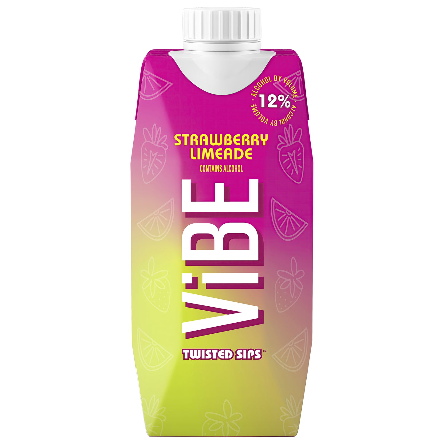 ViBE Twisted Sips Strawberry Limeade Tetra 500ml