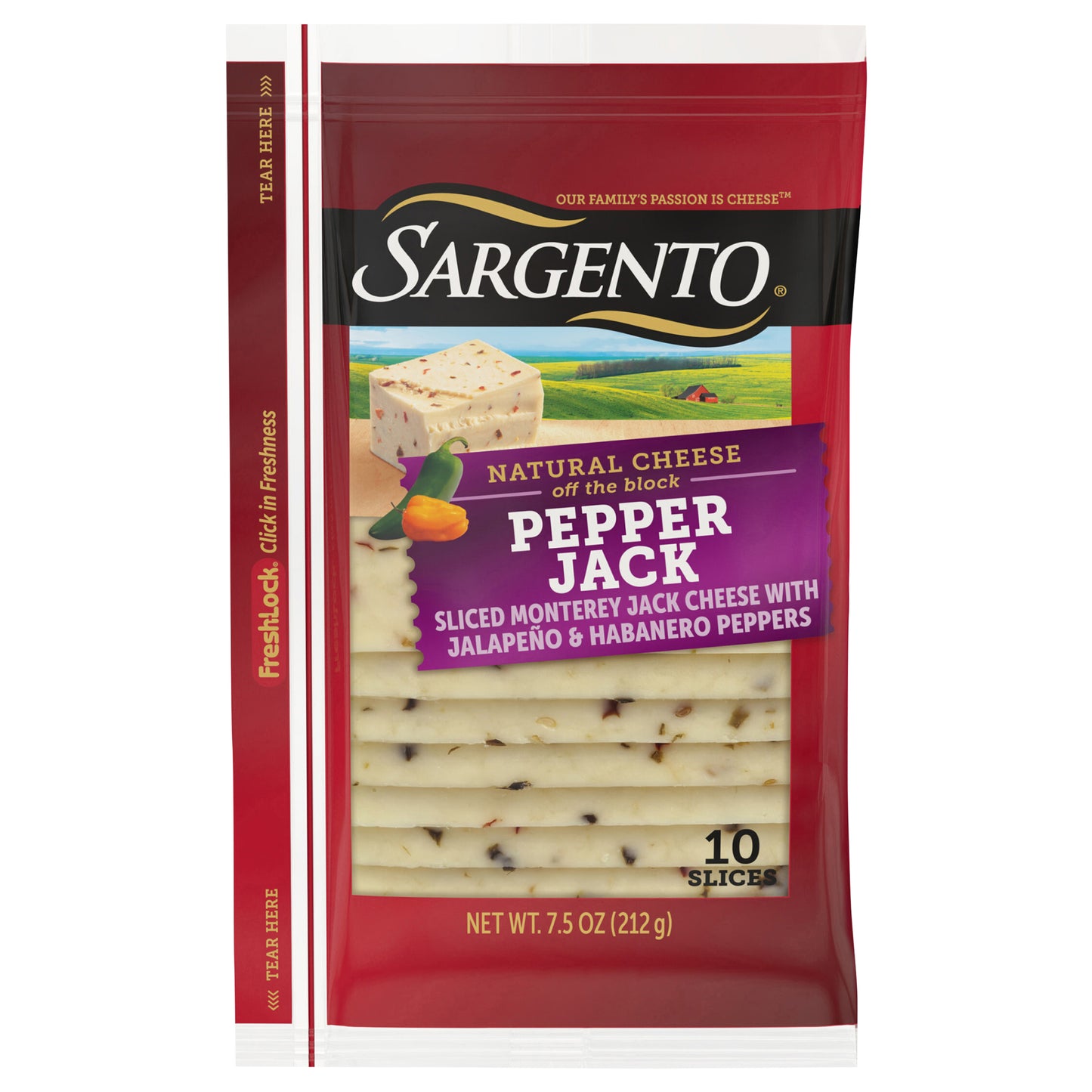 Sargento Pepper Jack Cheese Slices 10 ea