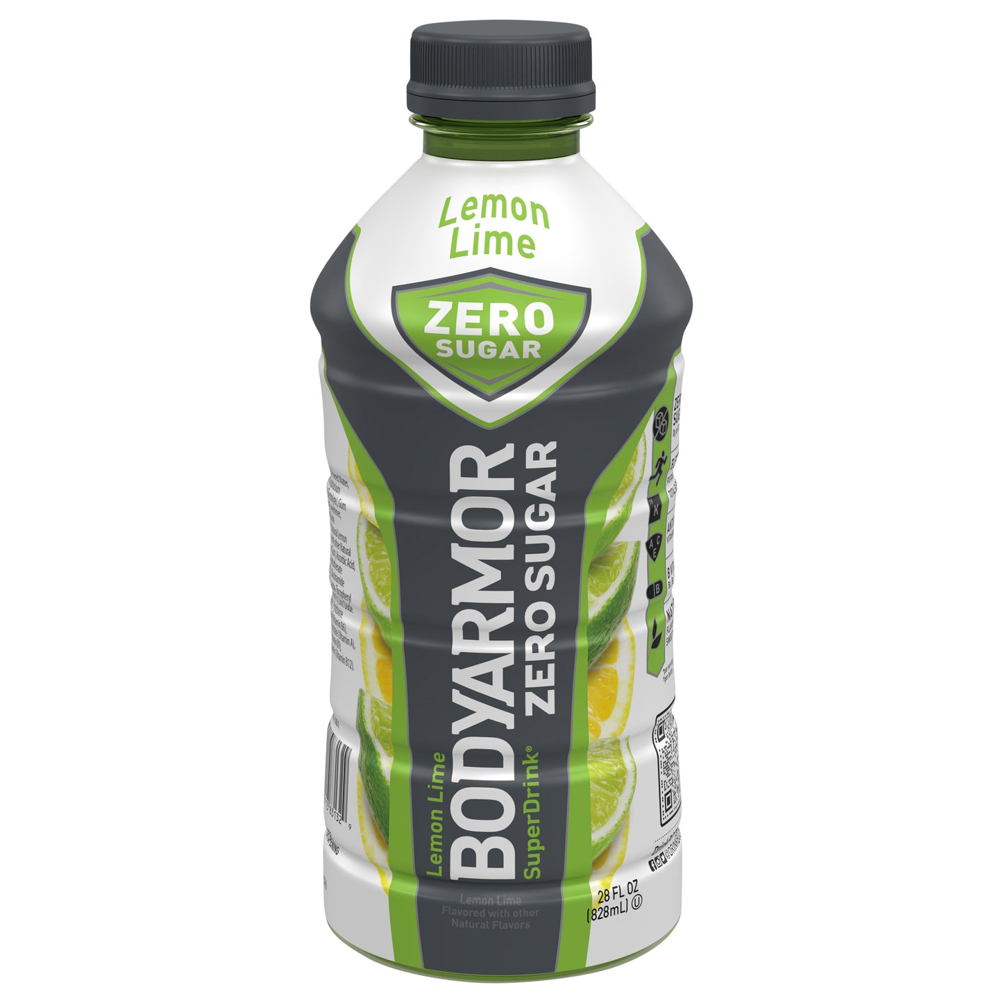 BODYARMOR Zero Sugar Lemon Lime Bottle, 28 fl oz