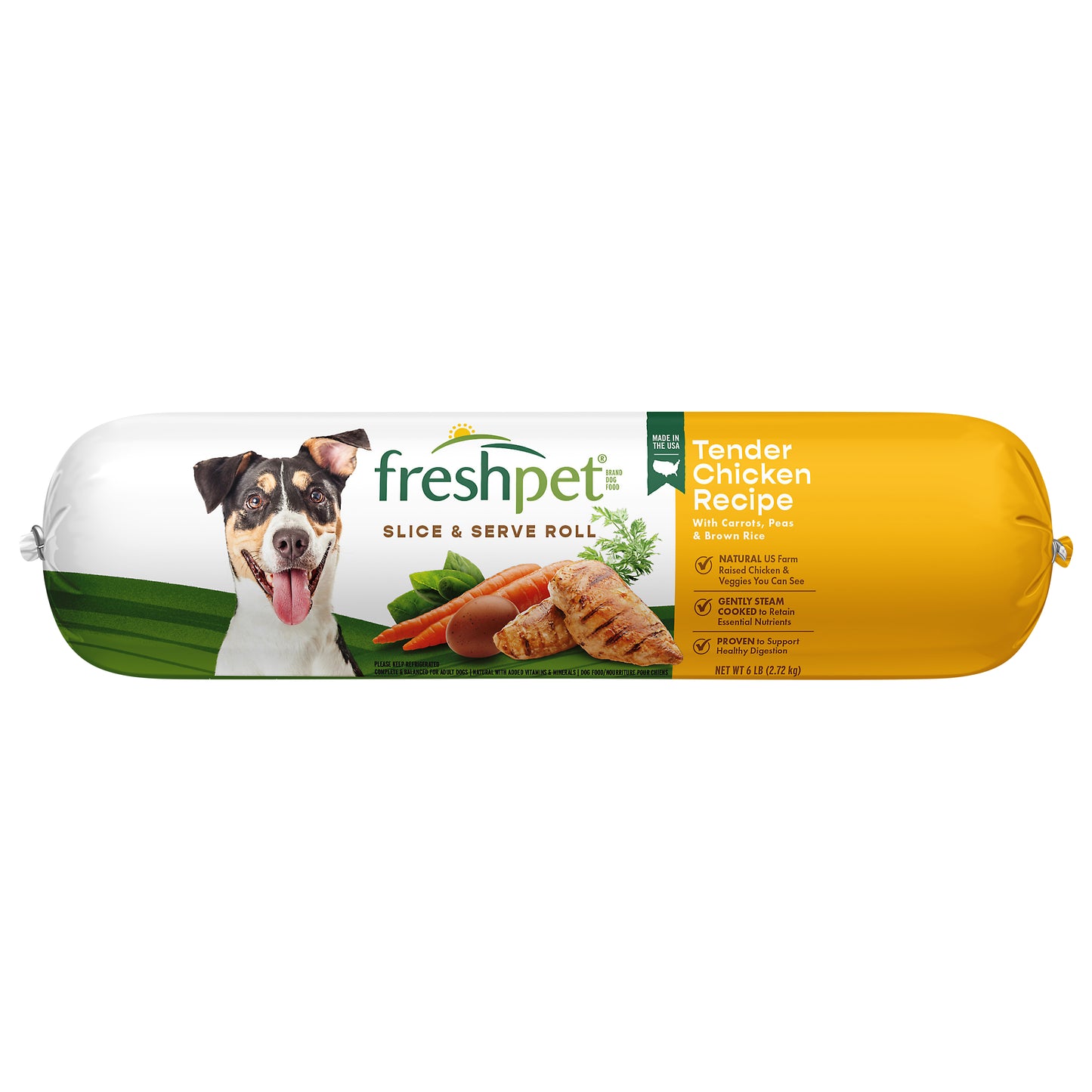 Freshpet Select Slice & Serve Roll Dog Food 6 lb