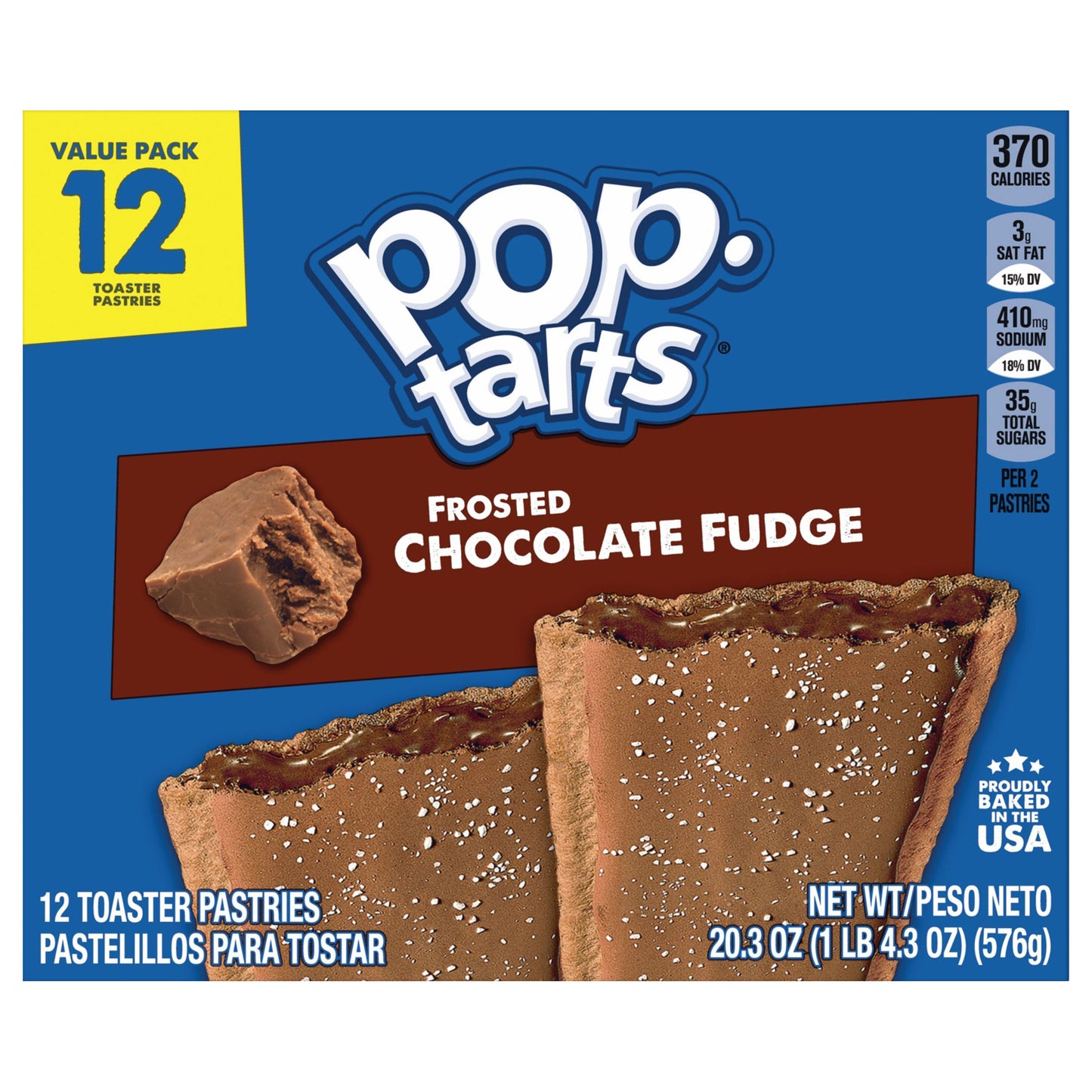 Pop-Tarts Frosted Chocolate Fudge Toaster Pastries