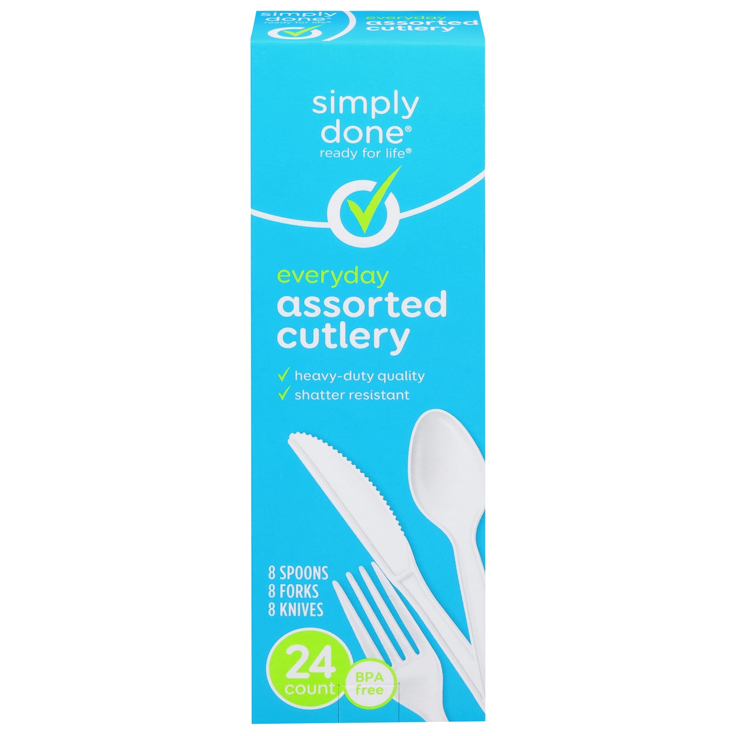 Simply Done Everyday Assorted Cutlery 24 ea