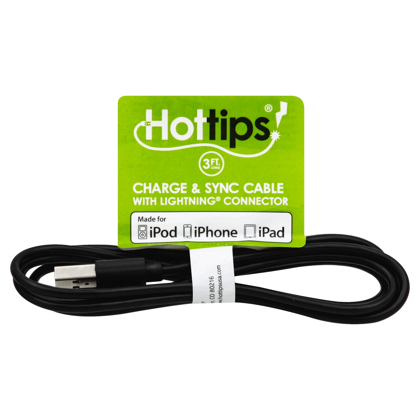 Hottips Cable 1 ea - CHARGE & SYNC CABLE WITH LIGHTNING CONNECTOR
