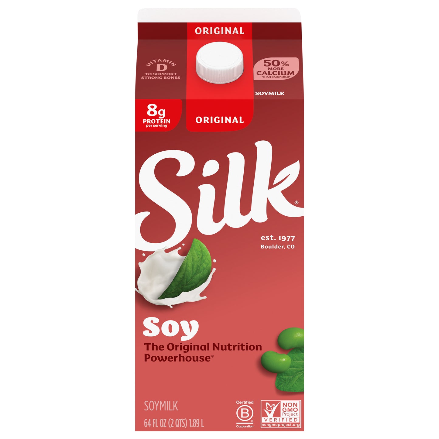 Silk Original Soy Milk, Half Gallon