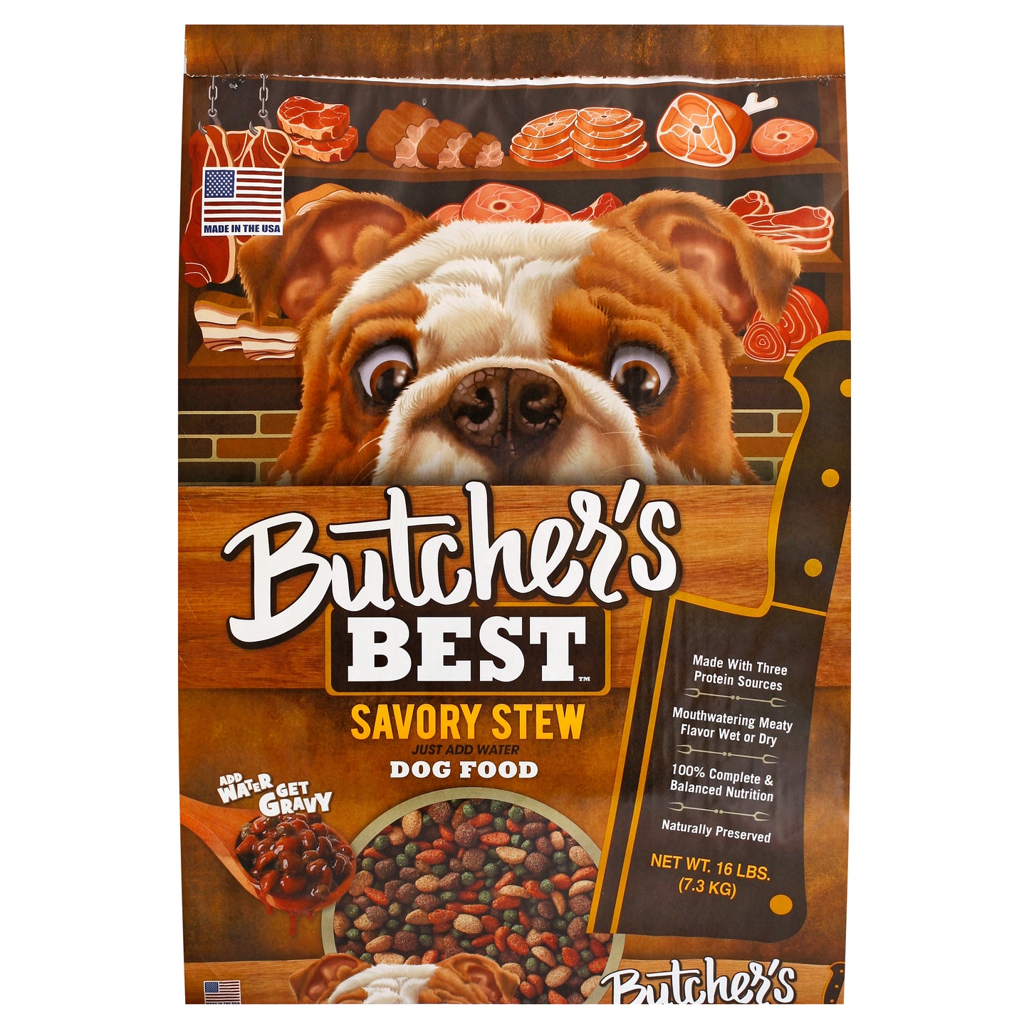 Butcher's Best Dog Food 16 lb - Savory Stew
