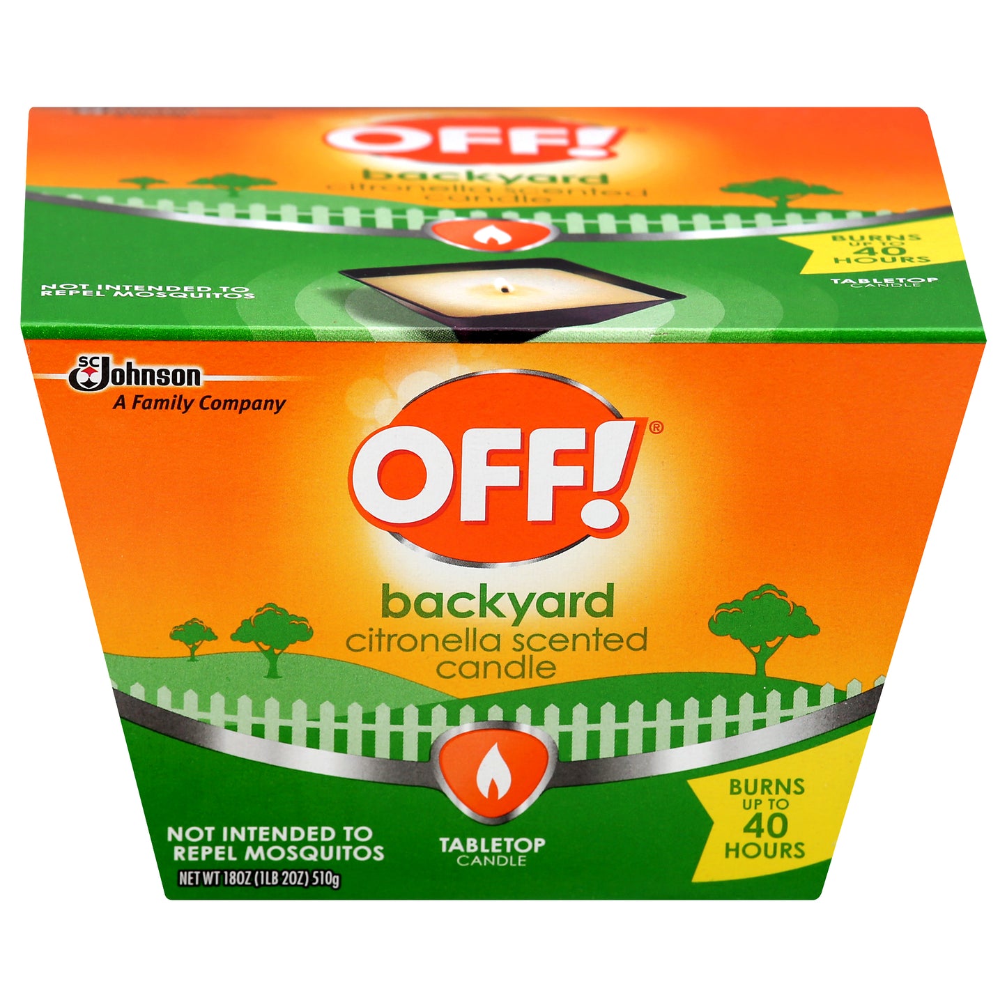Off Backyard Tabletop Citronella Scented Candle 18 ea