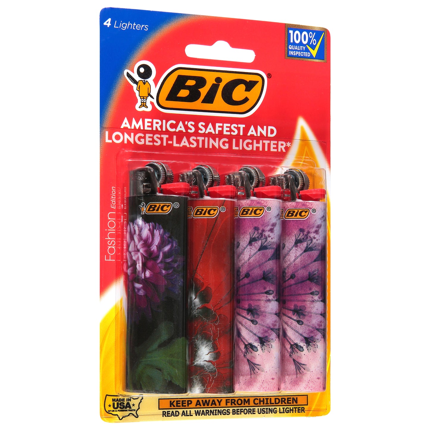 BiC Lighters 4 ea