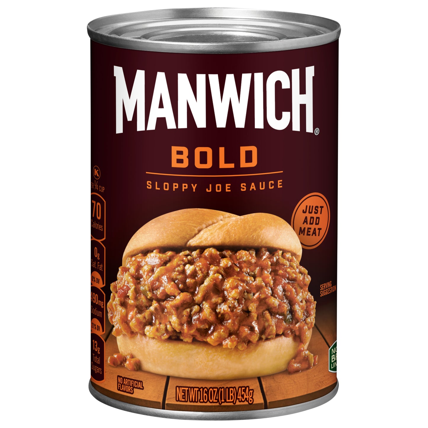 Manwich Sloppy Joe Sauce, Bold Flavor, Canned Sauce, 16 OZ