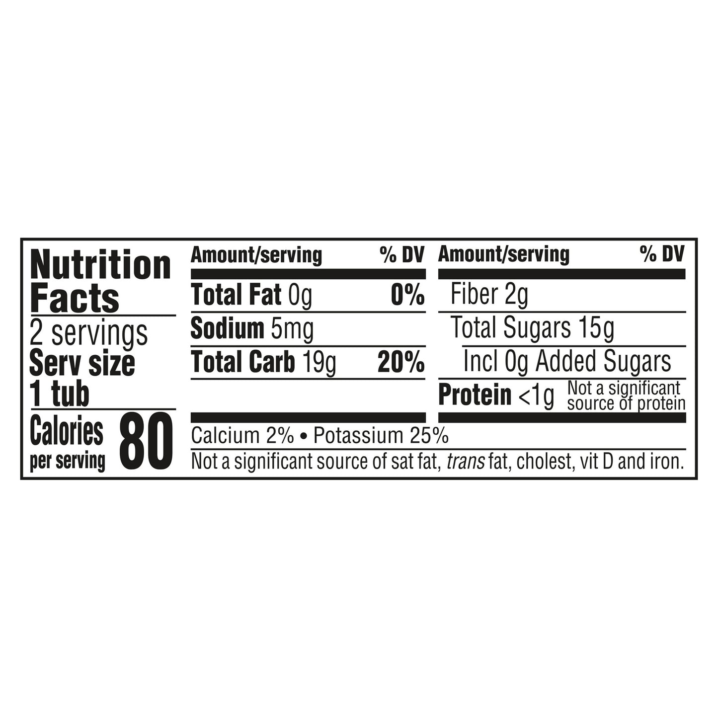 Gerber Natural for Baby Sitter 2nd Foods Prune Apple Baby Food 2 - 4 oz Tub