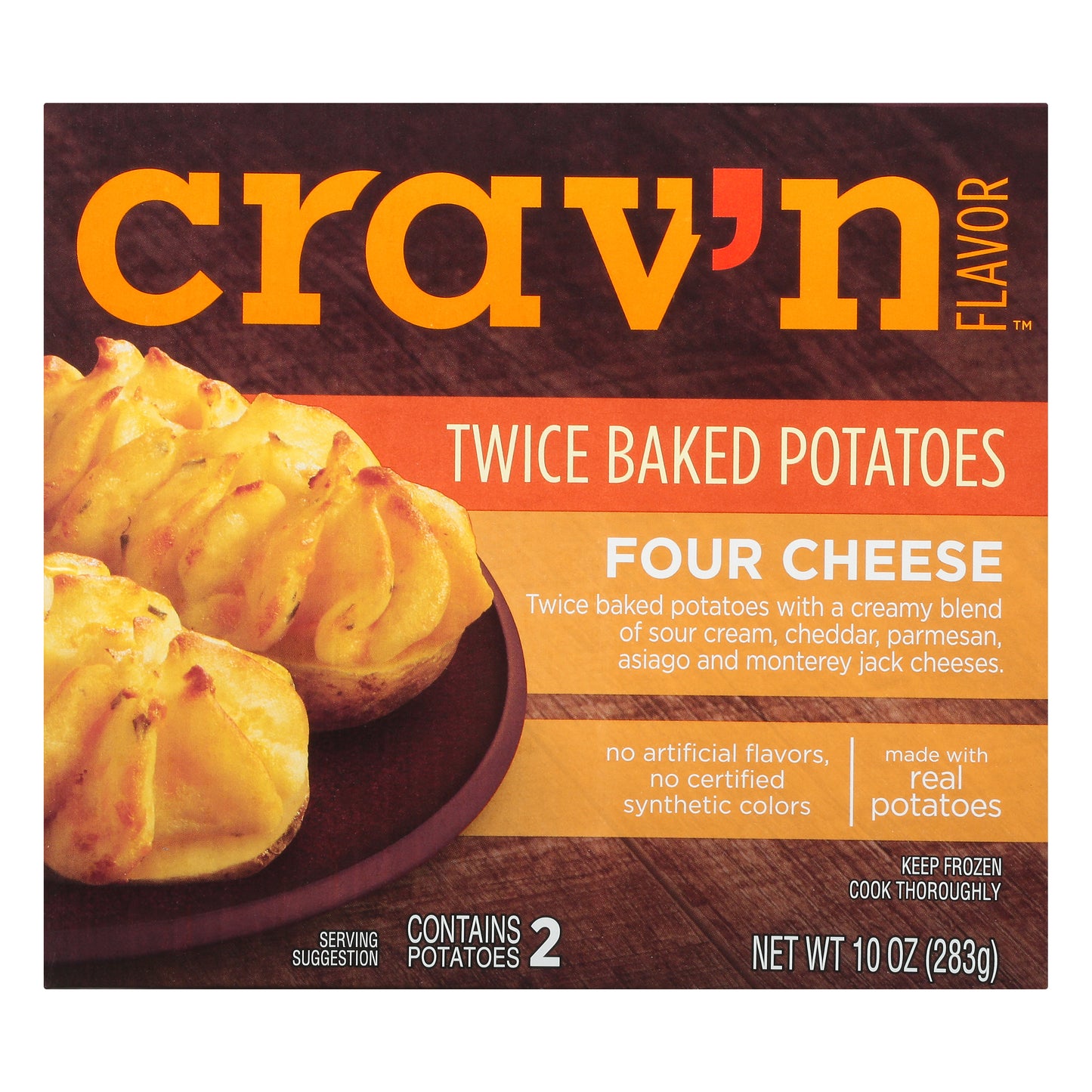 Crav'n Flavor Four Cheese Twice Baked Potatoes 2 ea