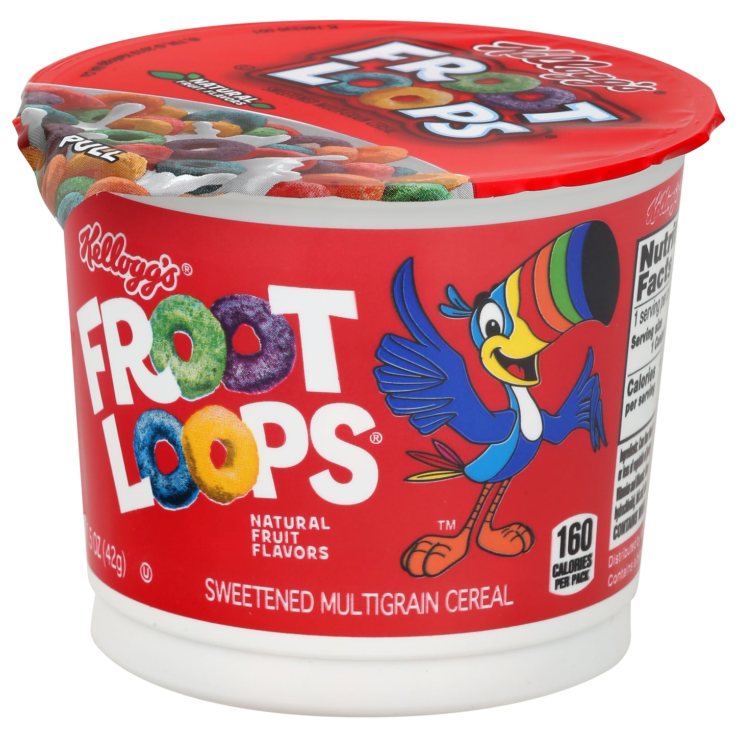 Fruit Loops Natural Fruit Flavors Cereal 1.5 oz