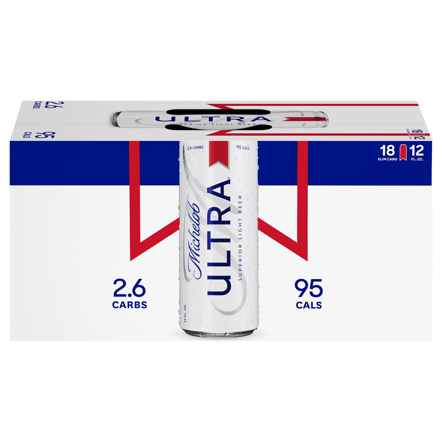 Michelob ULTRA Light Beer, 18 Pack Beer, 12 FL OZ Cans, 4.2% ABV